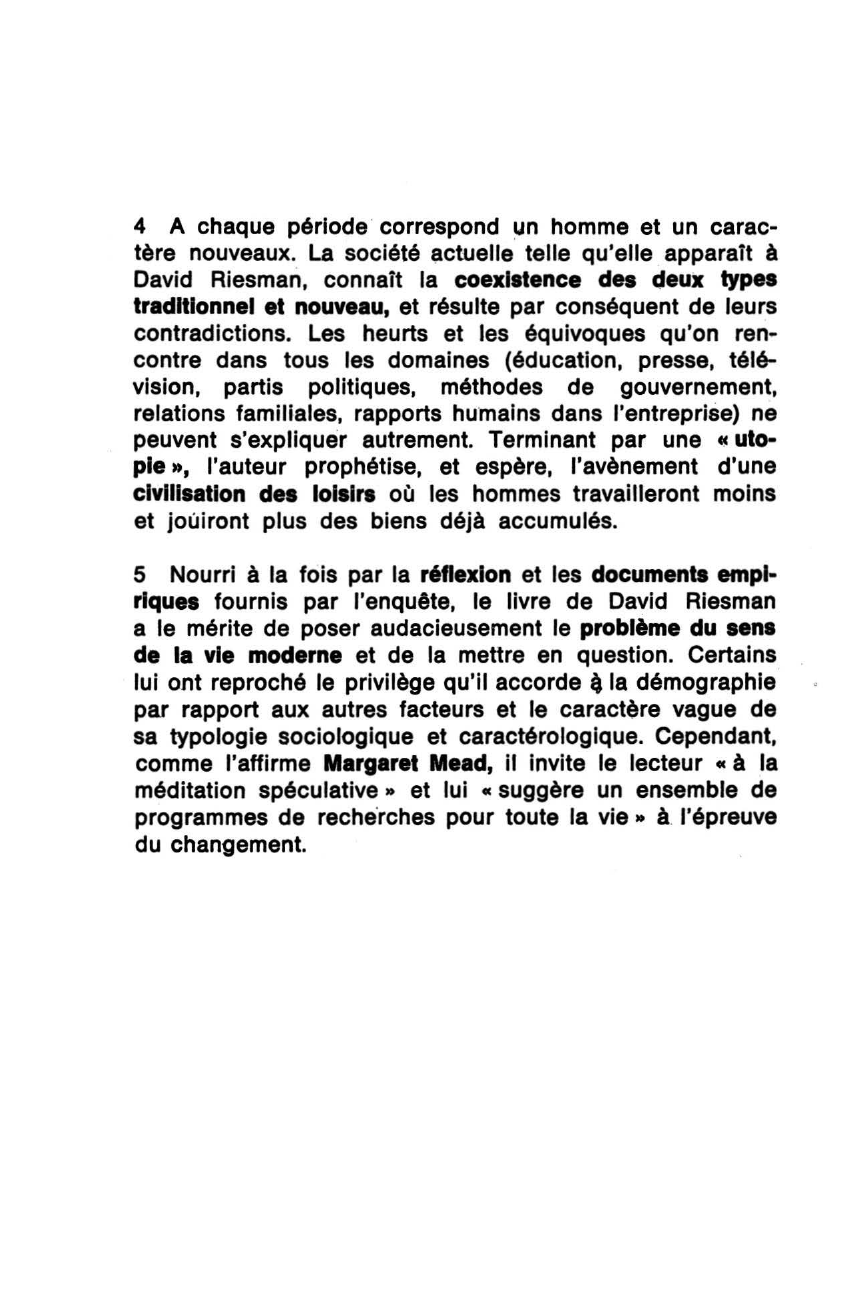 Prévisualisation du document La Foule solitaire de Riesman (David)
