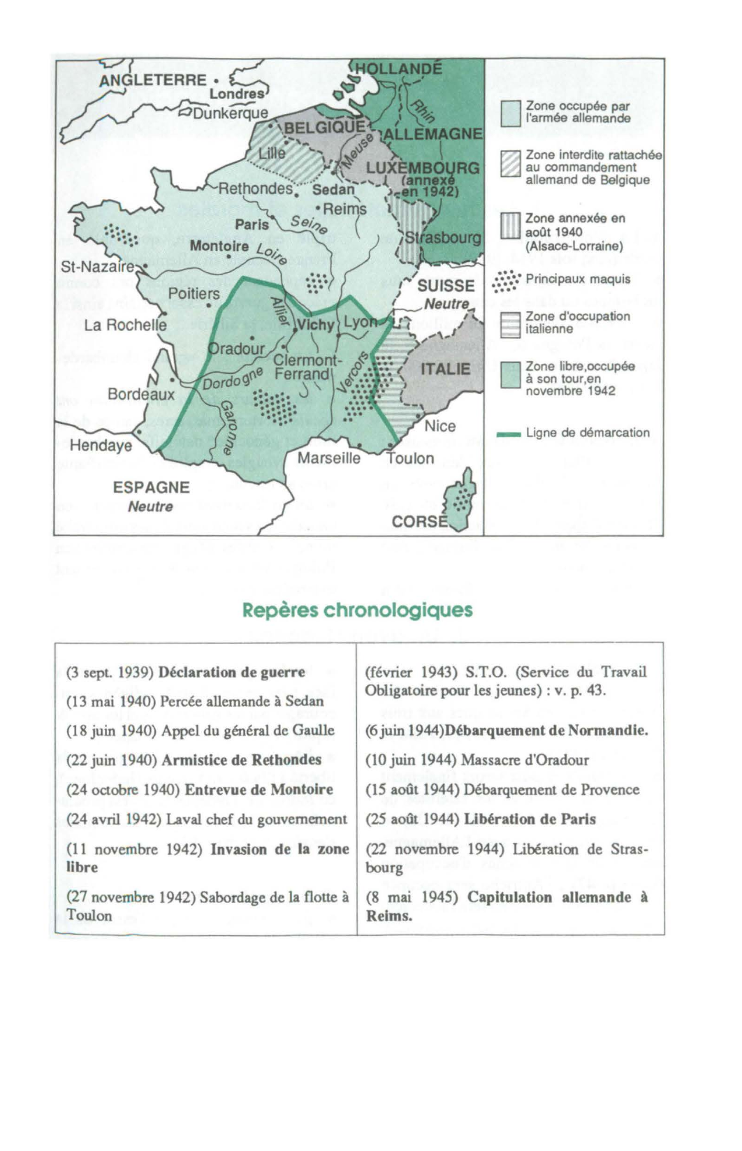 Prévisualisation du document La France dans la guerre 1939-1945 (histoire)