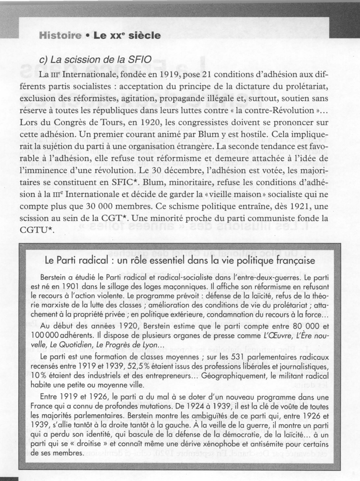Prévisualisation du document La France dans l'entre-deux-guerres