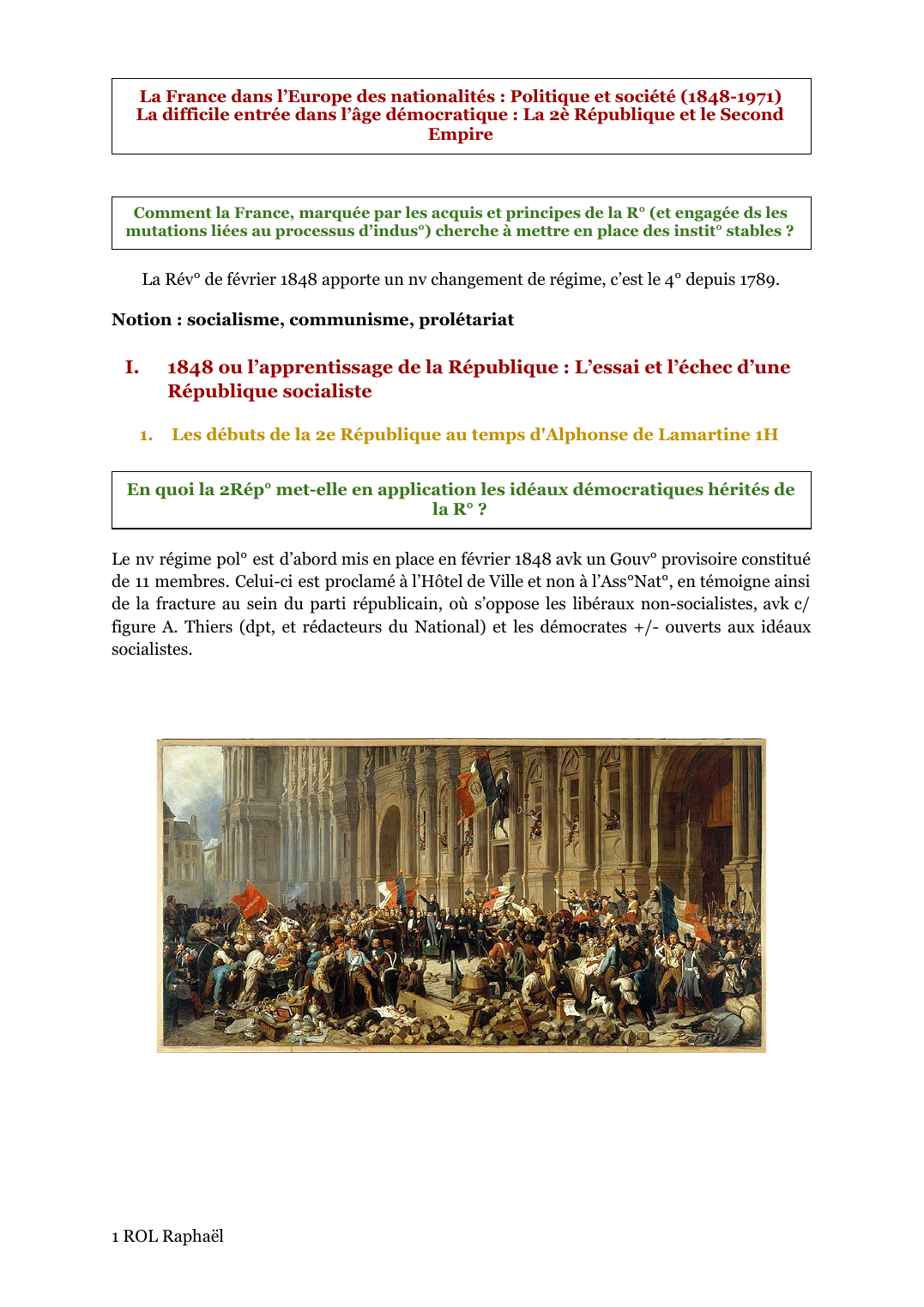 Prévisualisation du document La France dans l’Europe des nationalités : Politique et société (1848-1971)