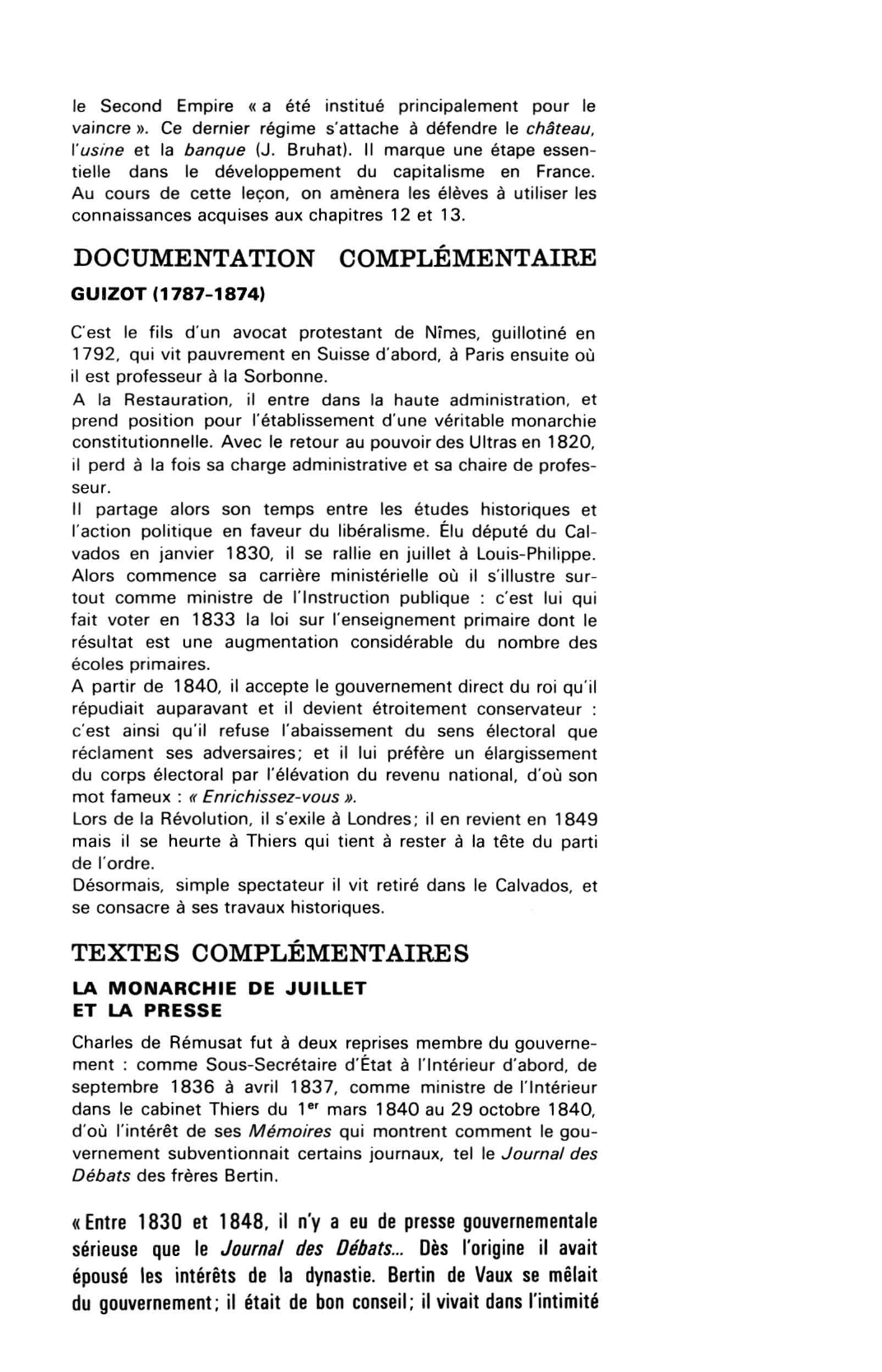 Prévisualisation du document LA FRANCE DE 1814 A 1870 (HISTOIRE)