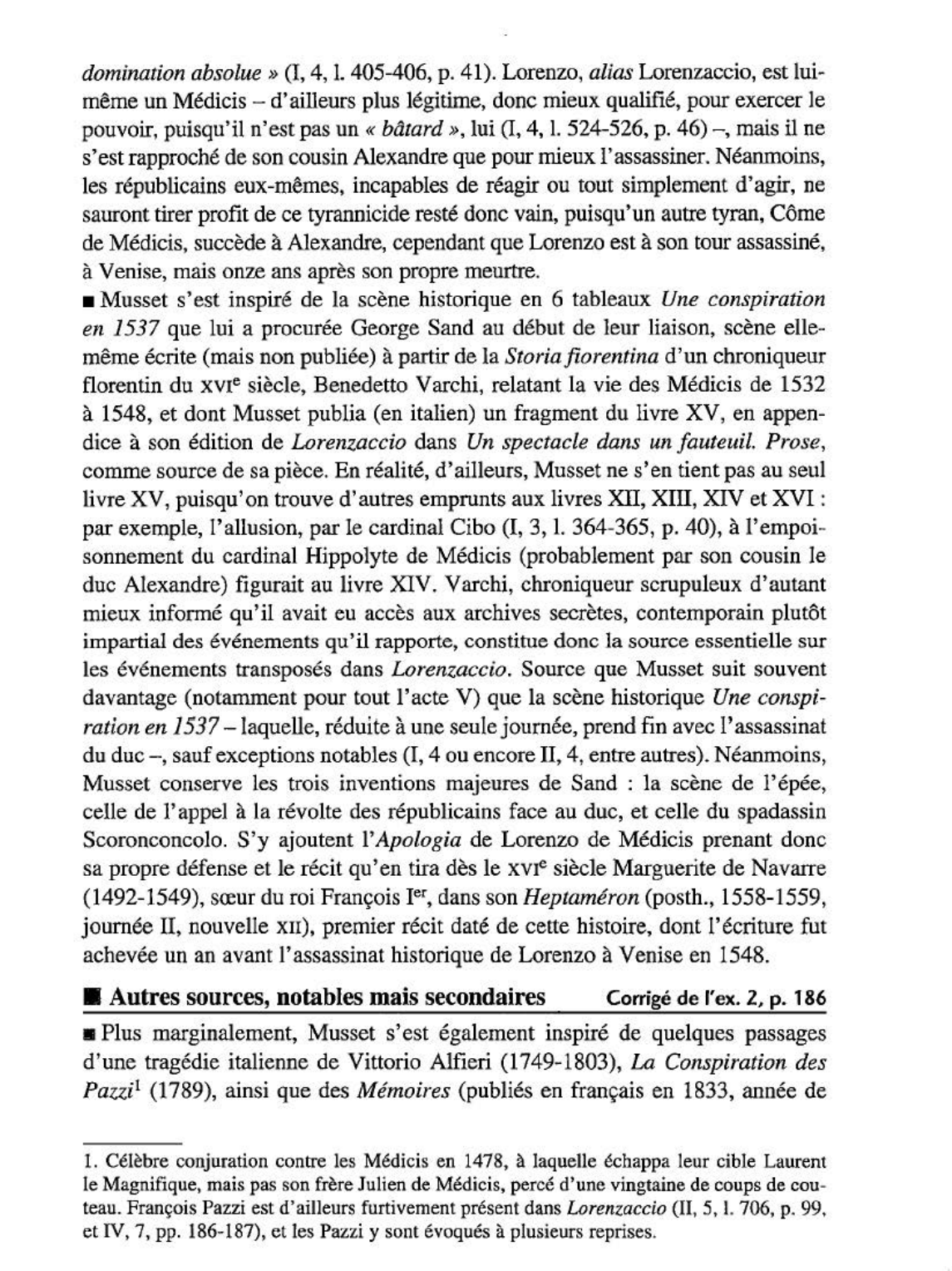 Prévisualisation du document La France de 1830 sous le masque de la Renaissance italienne:  Lorenzaccio --> pièce de théâtre d'Alfred de Musset,