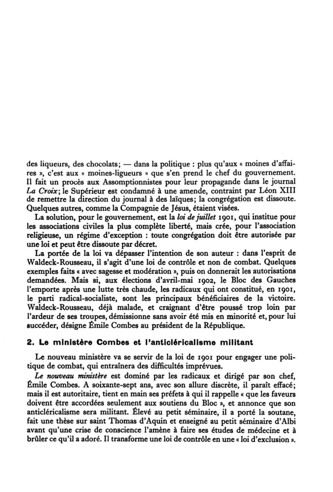 Prévisualisation du document La France de 1871 à 1914: La République radicale