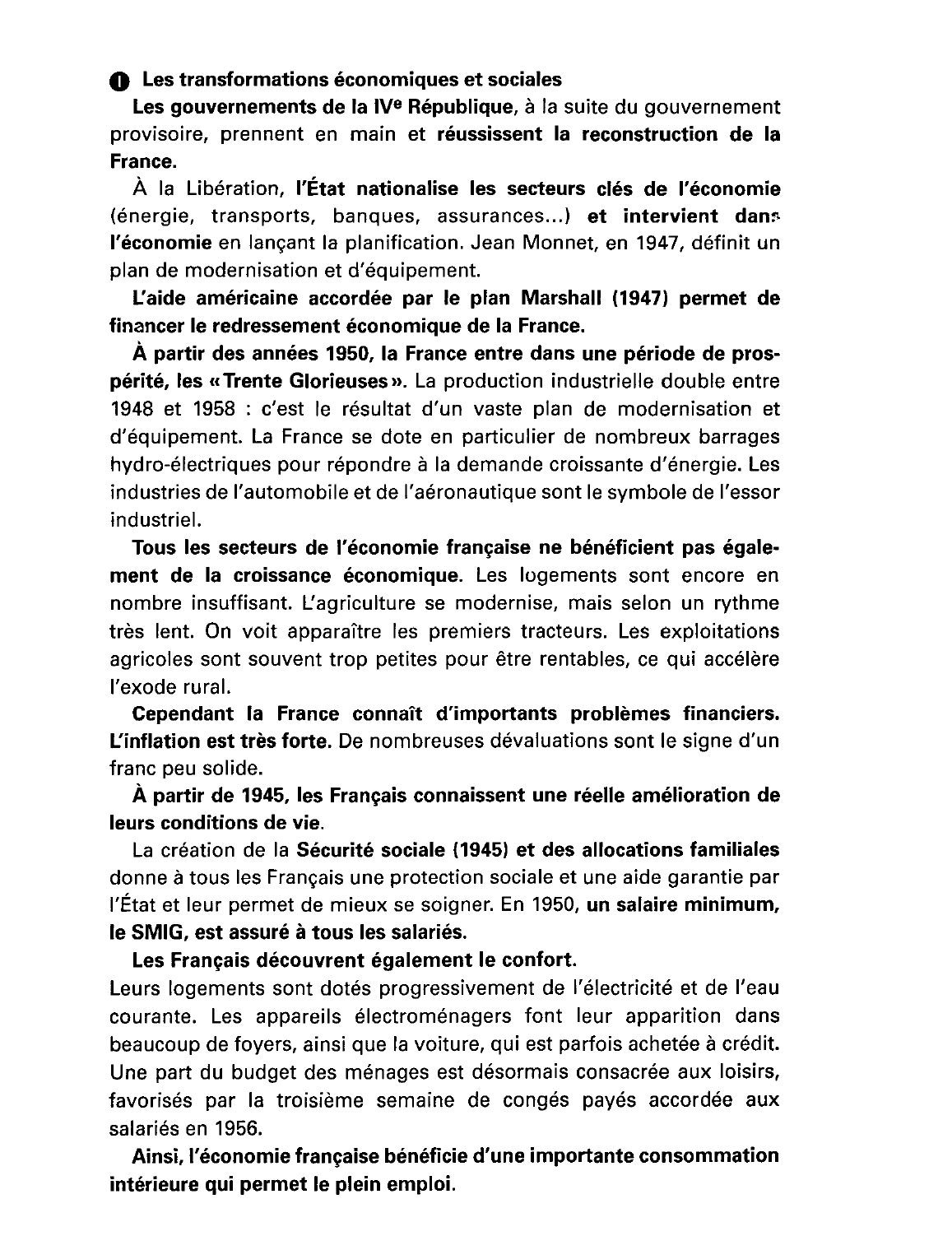 Prévisualisation du document La France de la IVe République (1946-1958). Histoire