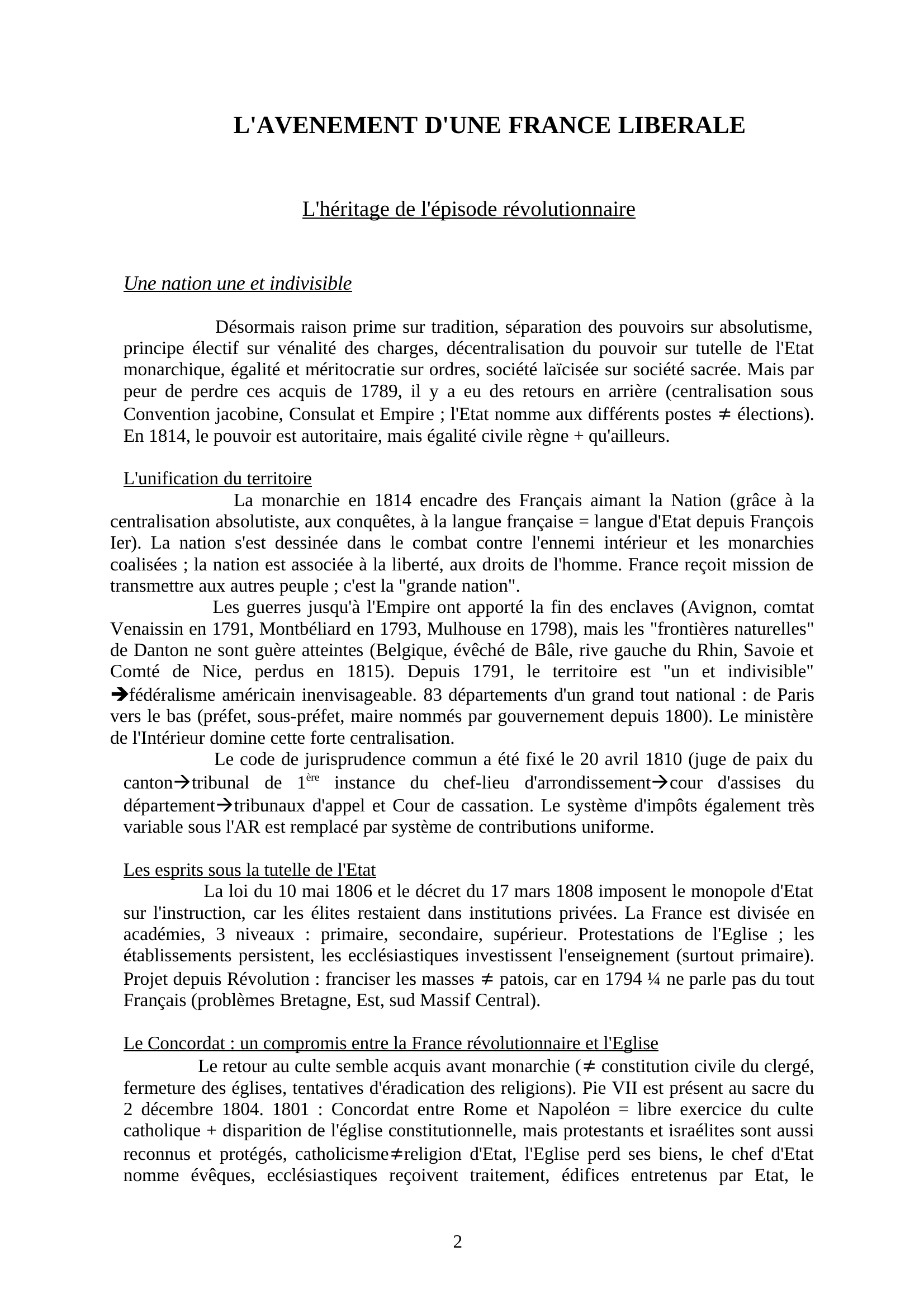 Prévisualisation du document La France du XIXe siècle Francis Démier Points Histoire L'AVENEMENT D'UNE FRANCE LIBERALE