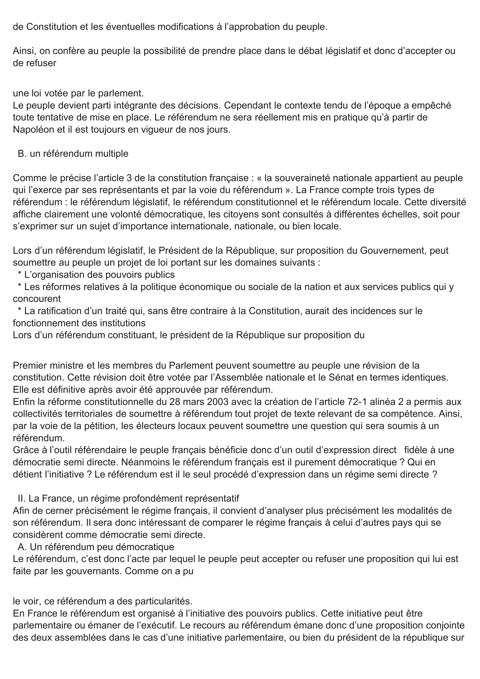 Prévisualisation du document La France est elle une démocratie semi directe ?