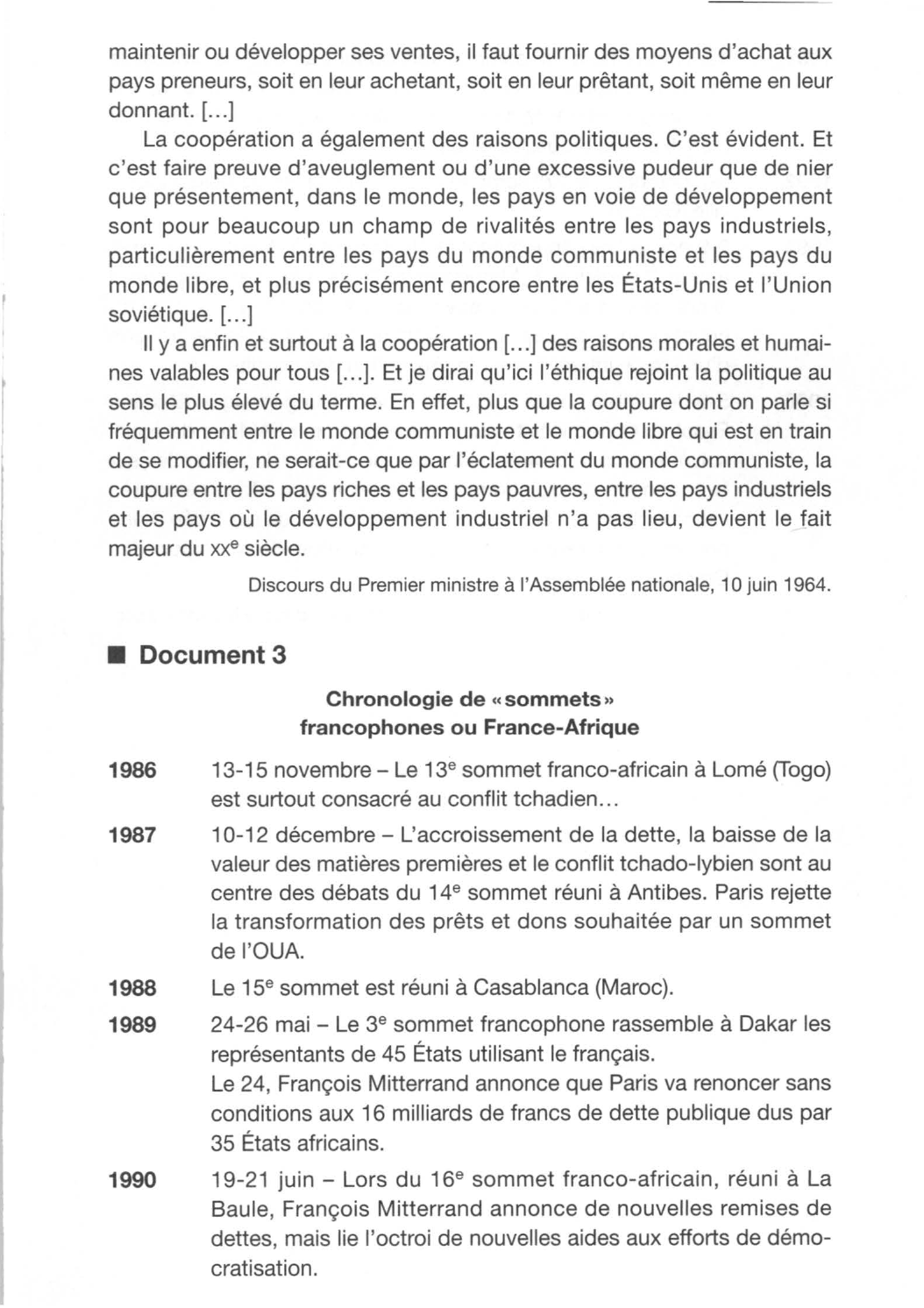 Prévisualisation du document La France et l'Afrique: partenariat ou néocolonialisme?