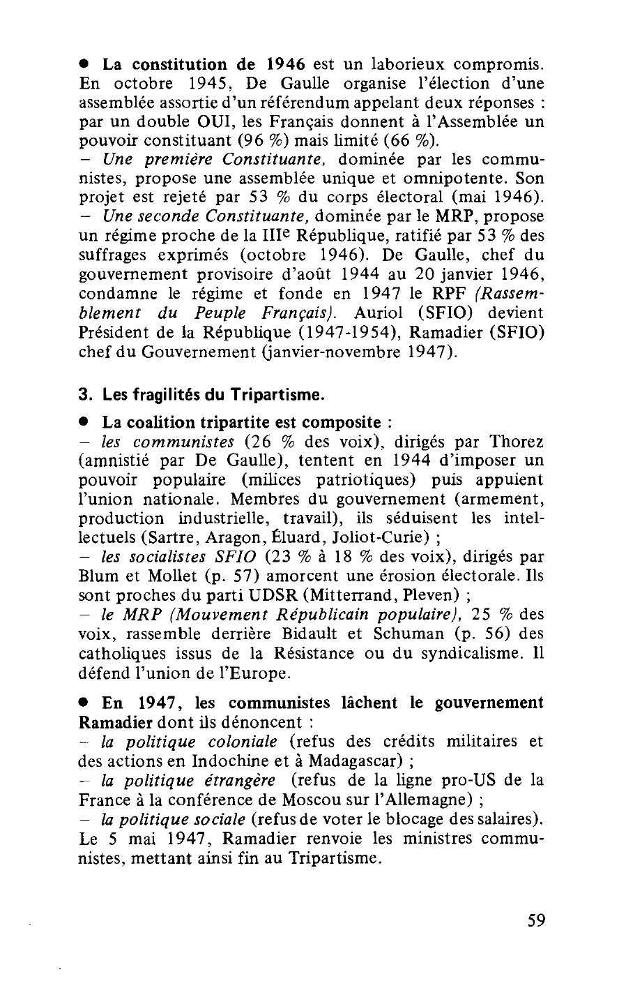 Prévisualisation du document LA FRANCE SE RÉORGANISE (1944-1947) LE TRIPARTISME AU POUVOIR