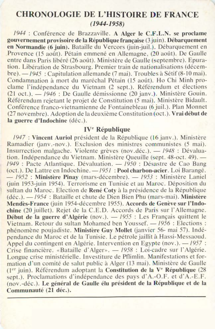 Prévisualisation du document La France sous l'occupation 1940 - 1944 (carte)