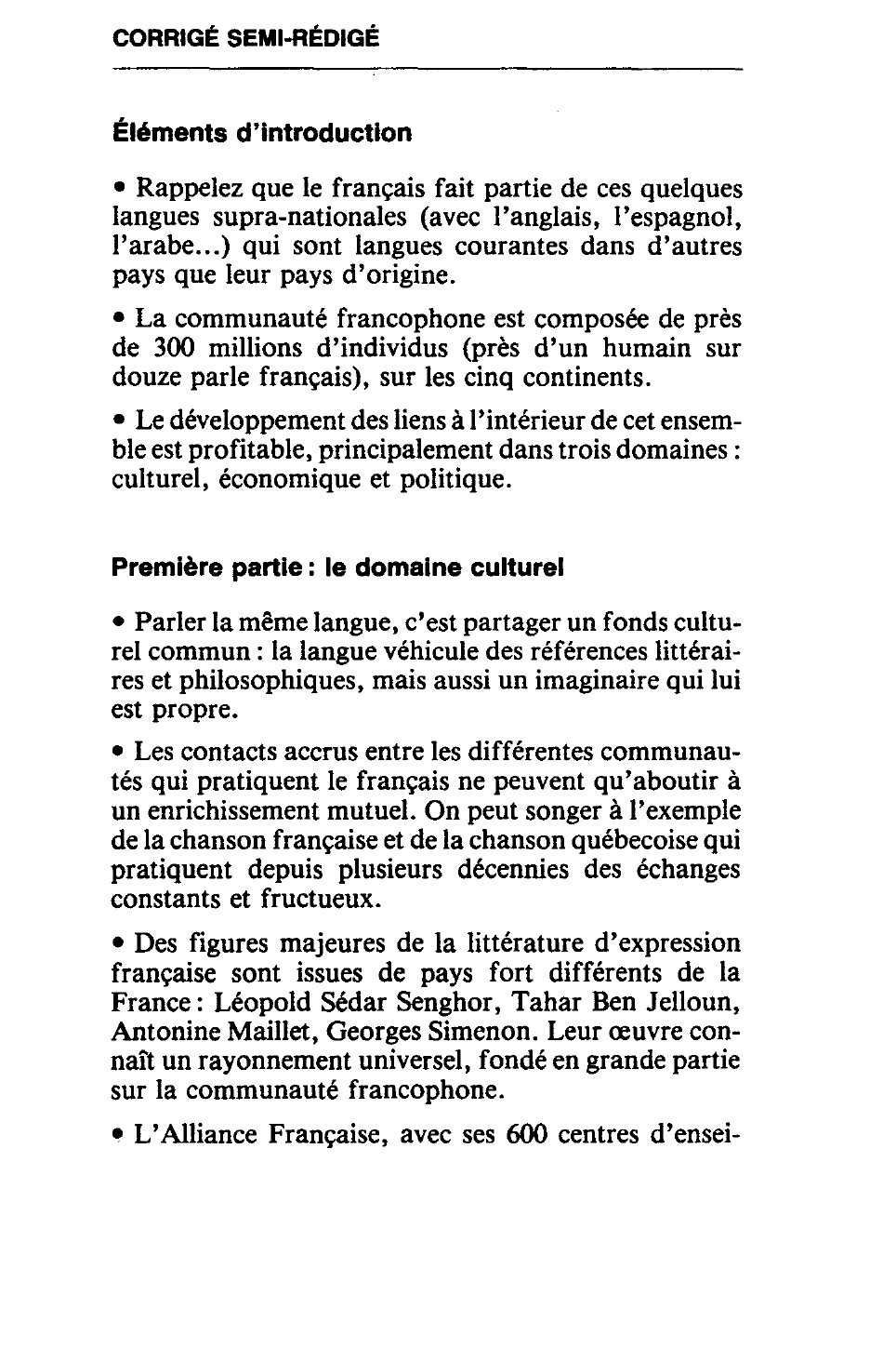 Prévisualisation du document La francophonie