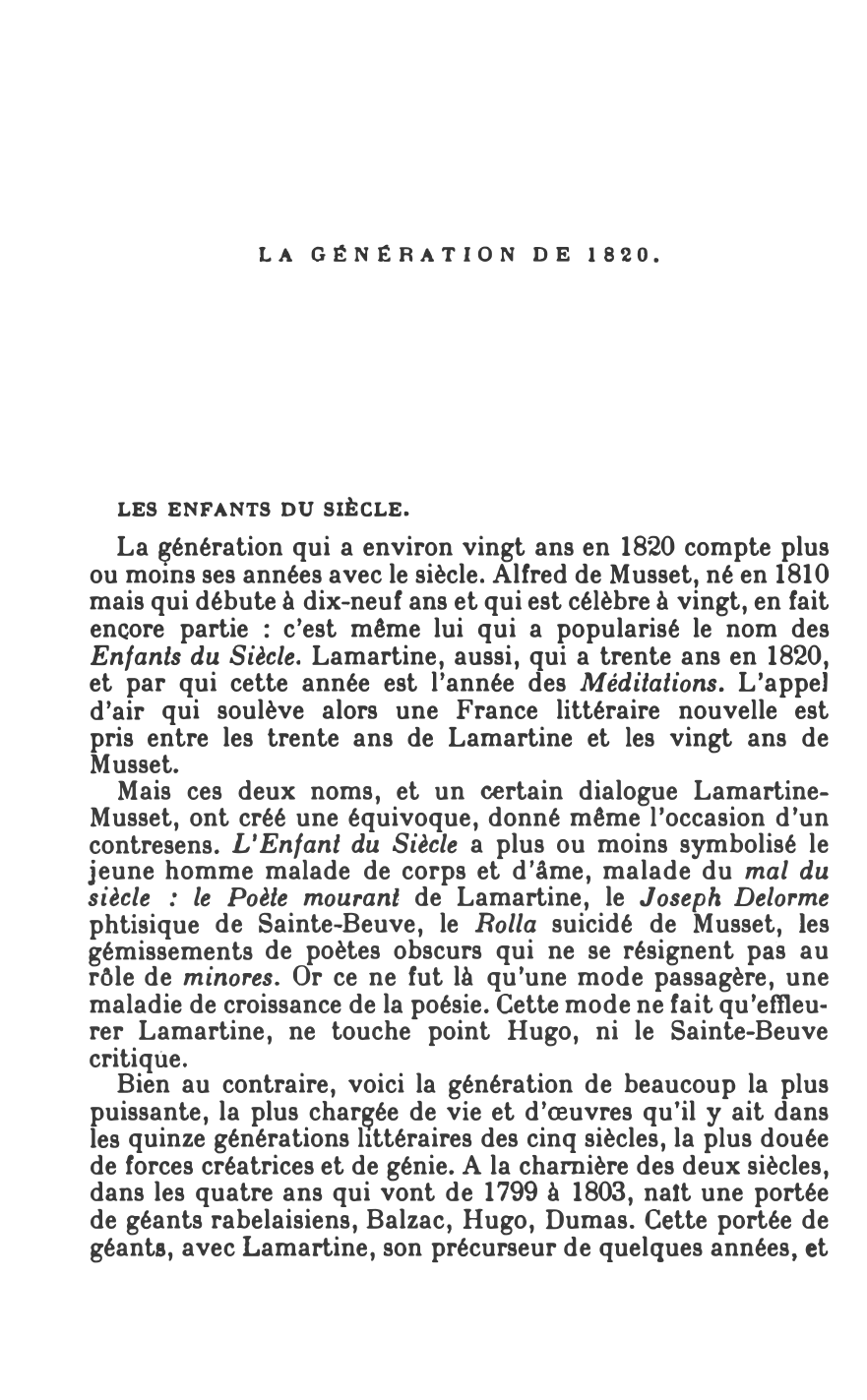 Prévisualisation du document LA GÉNÉRATION DE 1820