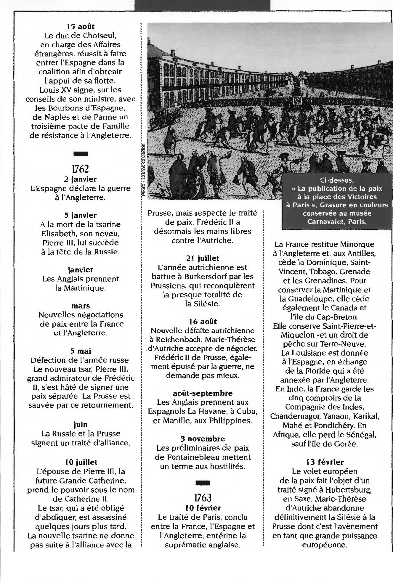 Prévisualisation du document La guerre de Sept ans De la résistance de la Prusse face à la coalition à la fin des hostilités