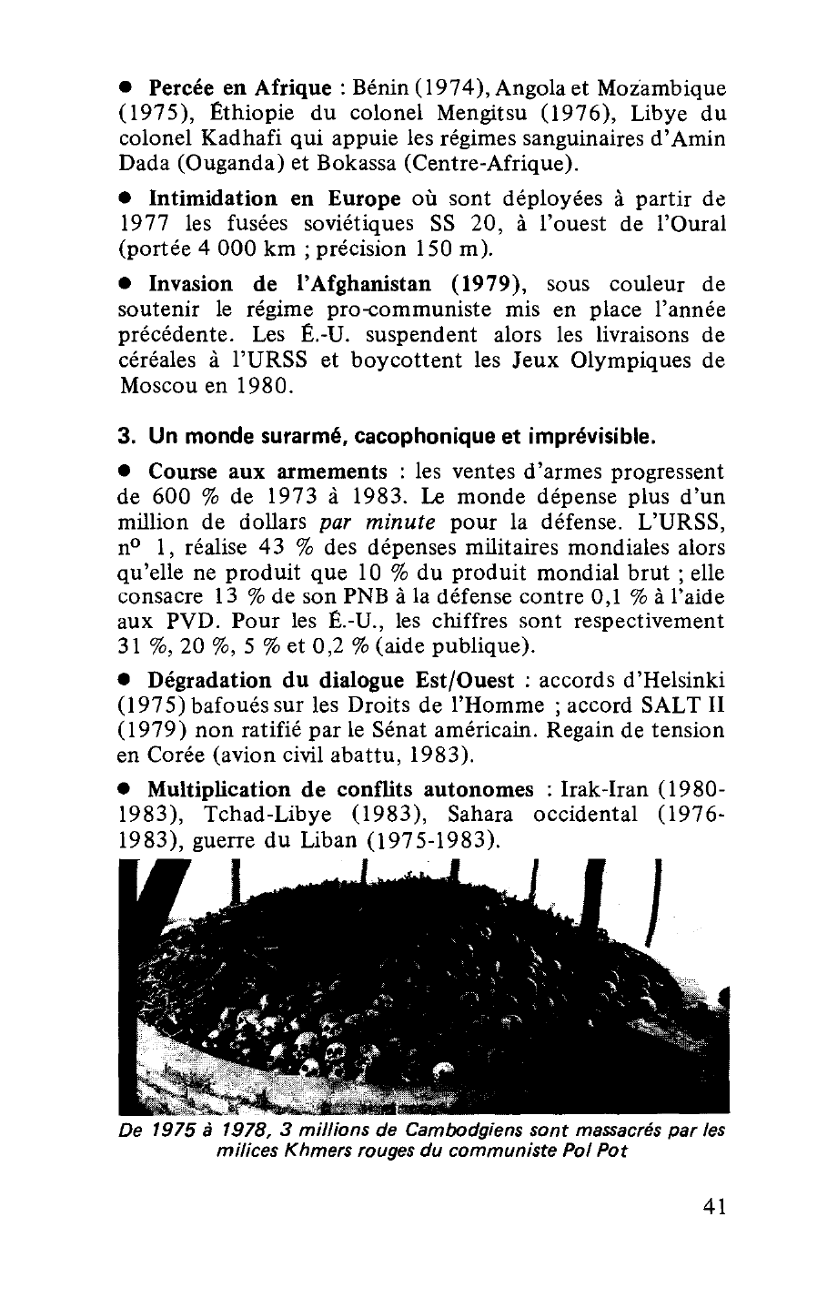 Prévisualisation du document LA GUERRE «FRAICHE» (DEPUIS 1974) Le monde multipolaire