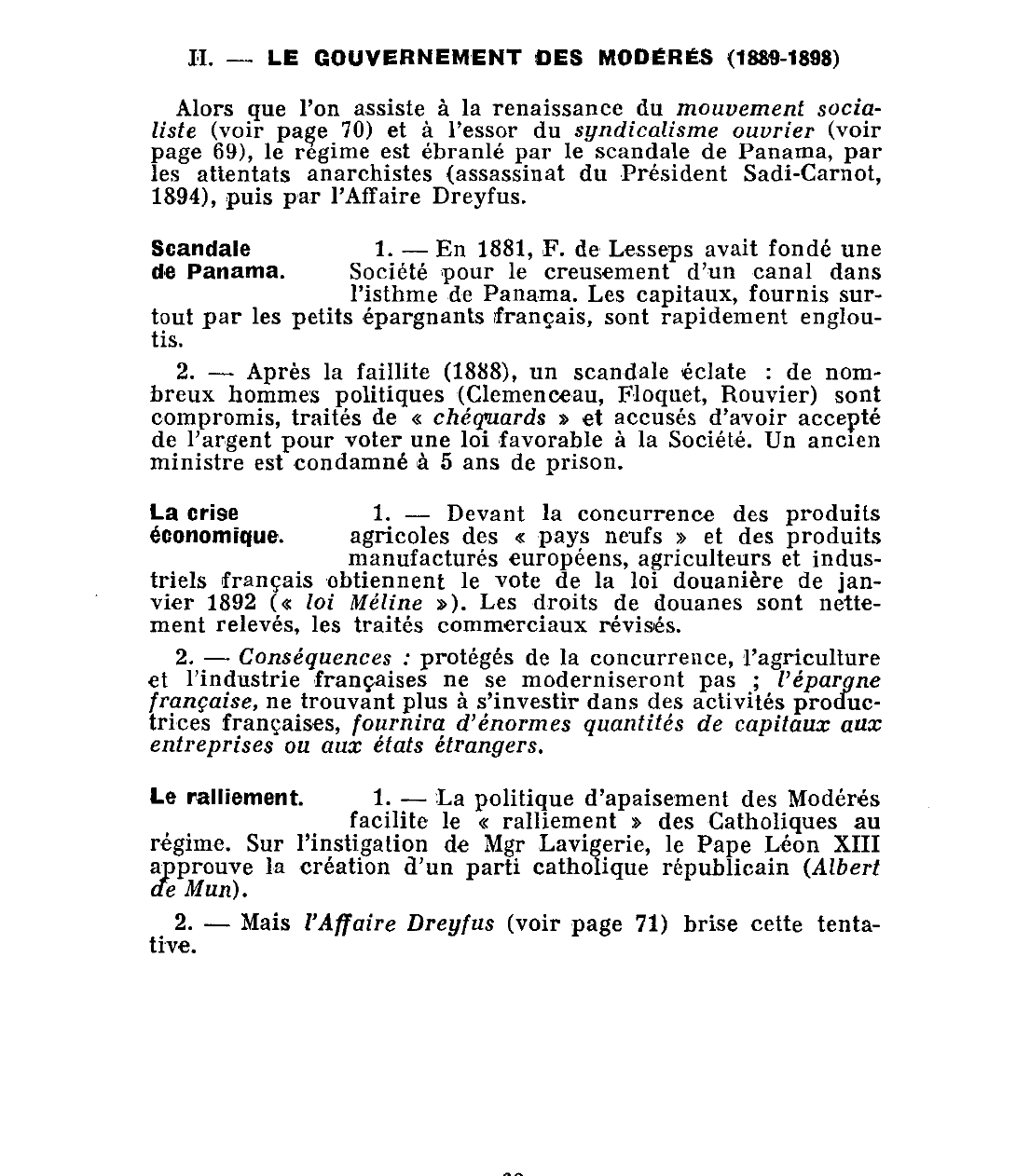 Prévisualisation du document LA IIIe RÉPUBLIQUE DE 1879 A 1914 - HISTOIRE