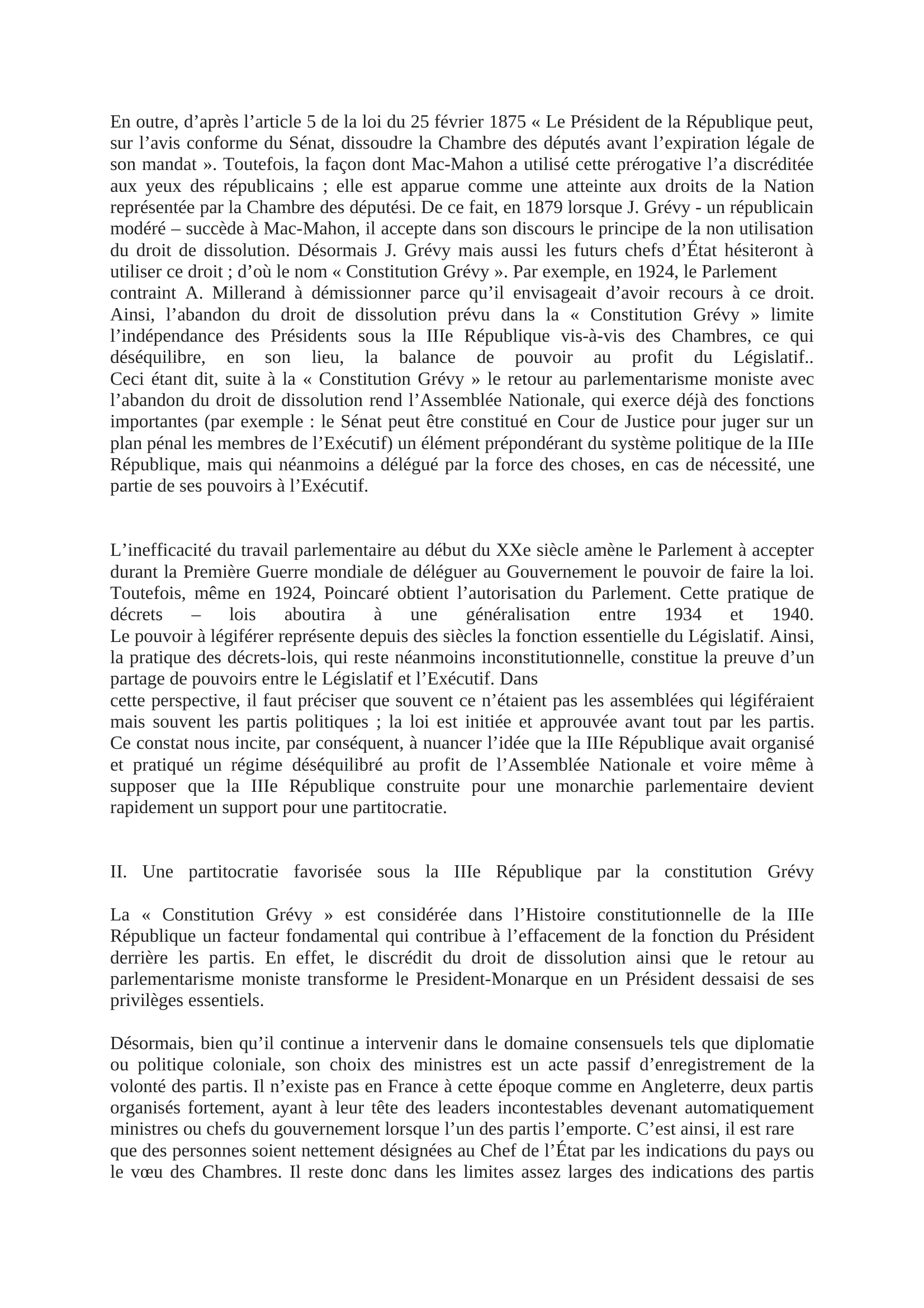 Prévisualisation du document La IIIe République, régime d'assemblée?