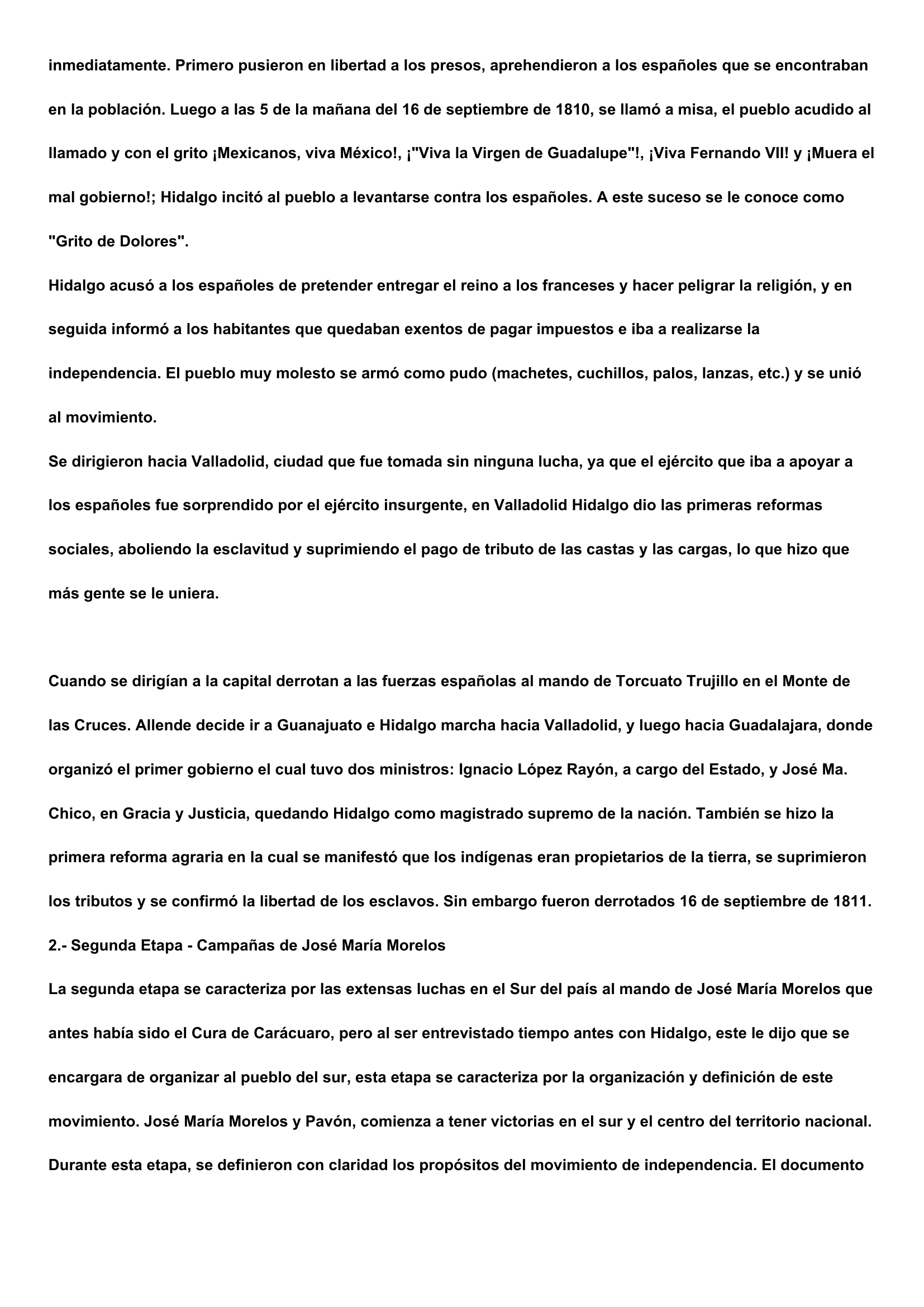 Prévisualisation du document La independencia de México