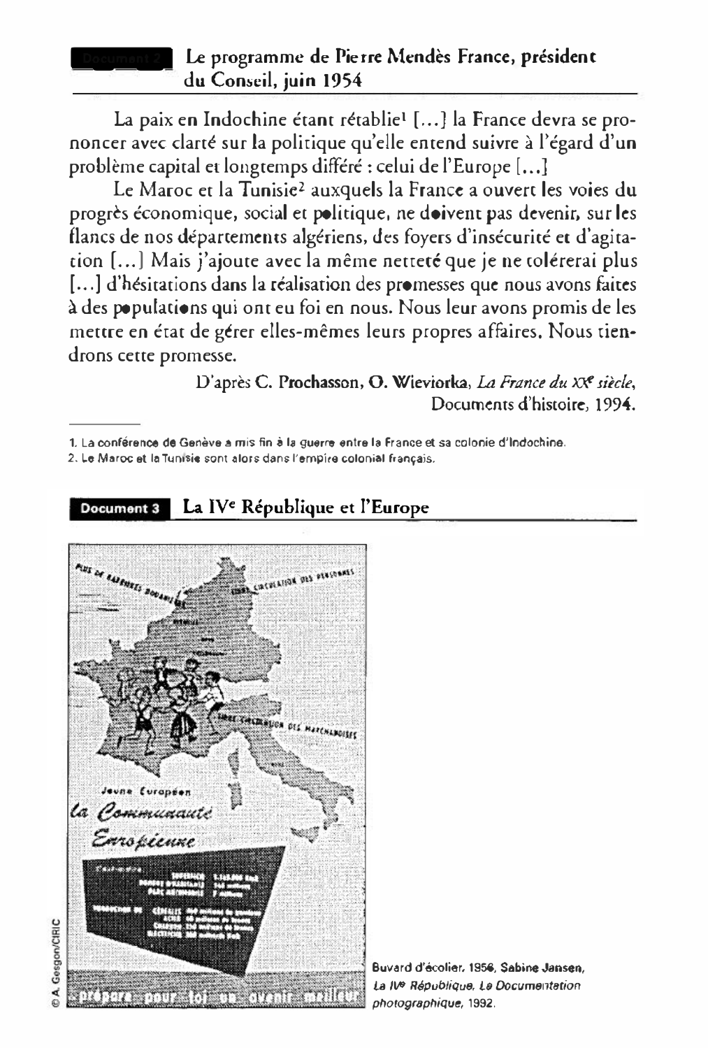 Prévisualisation du document La IVe République (1946-1958) : une période de transformations.