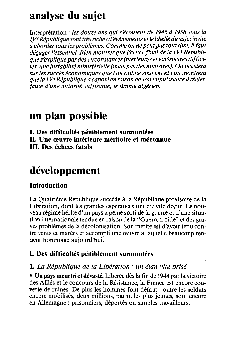 Prévisualisation du document LA IVe RÉPUBLIQUE