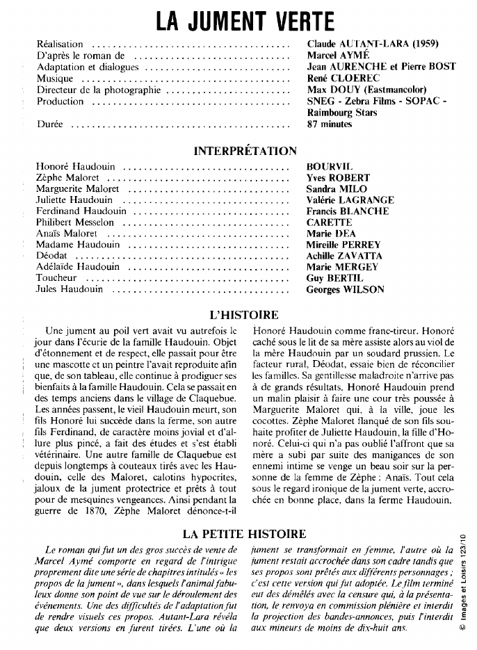 Prévisualisation du document LA JUMENT VERTE