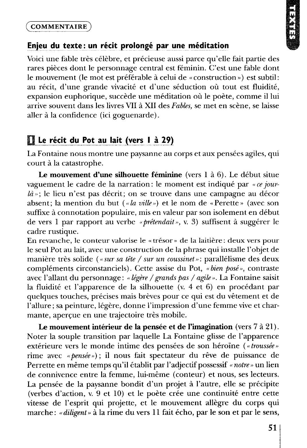 Prévisualisation du document La Laitière et le Pot au lait Livre VII, fable 9 - Commentaire La Fontaine