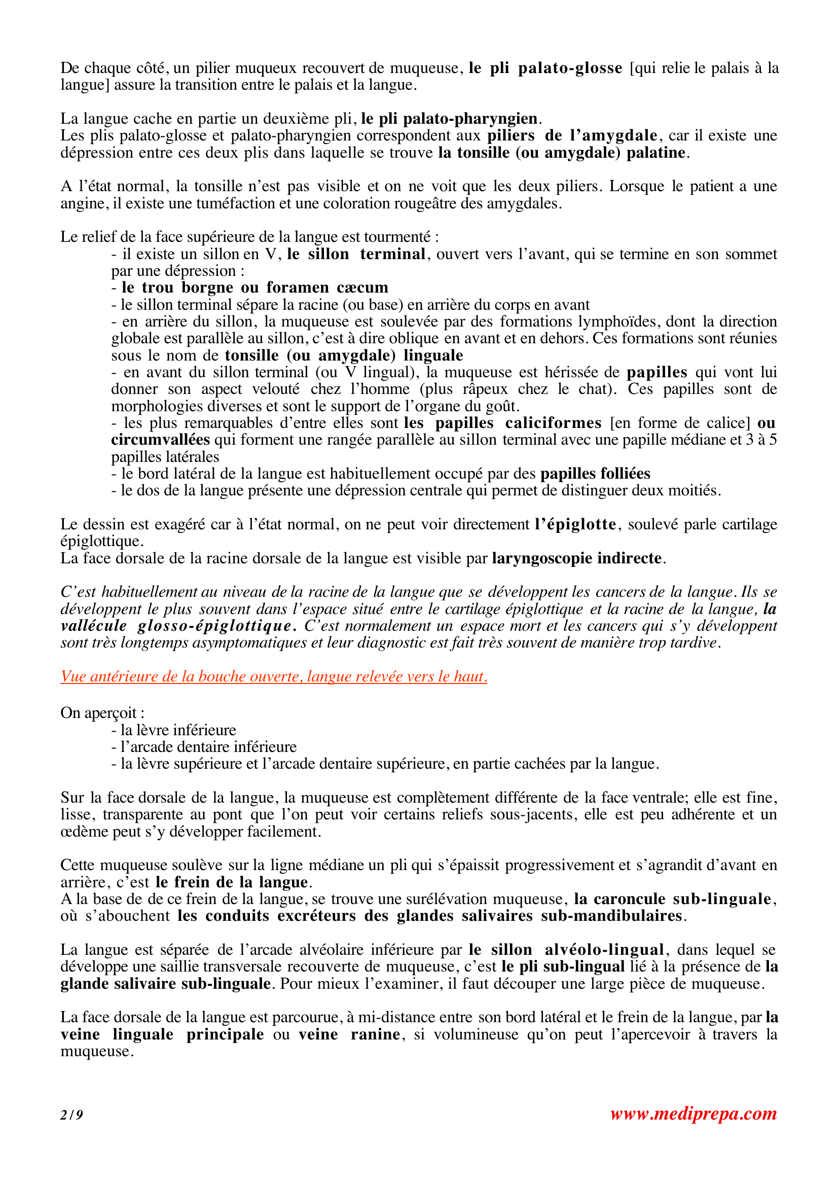 Prévisualisation du document LA LANGUE