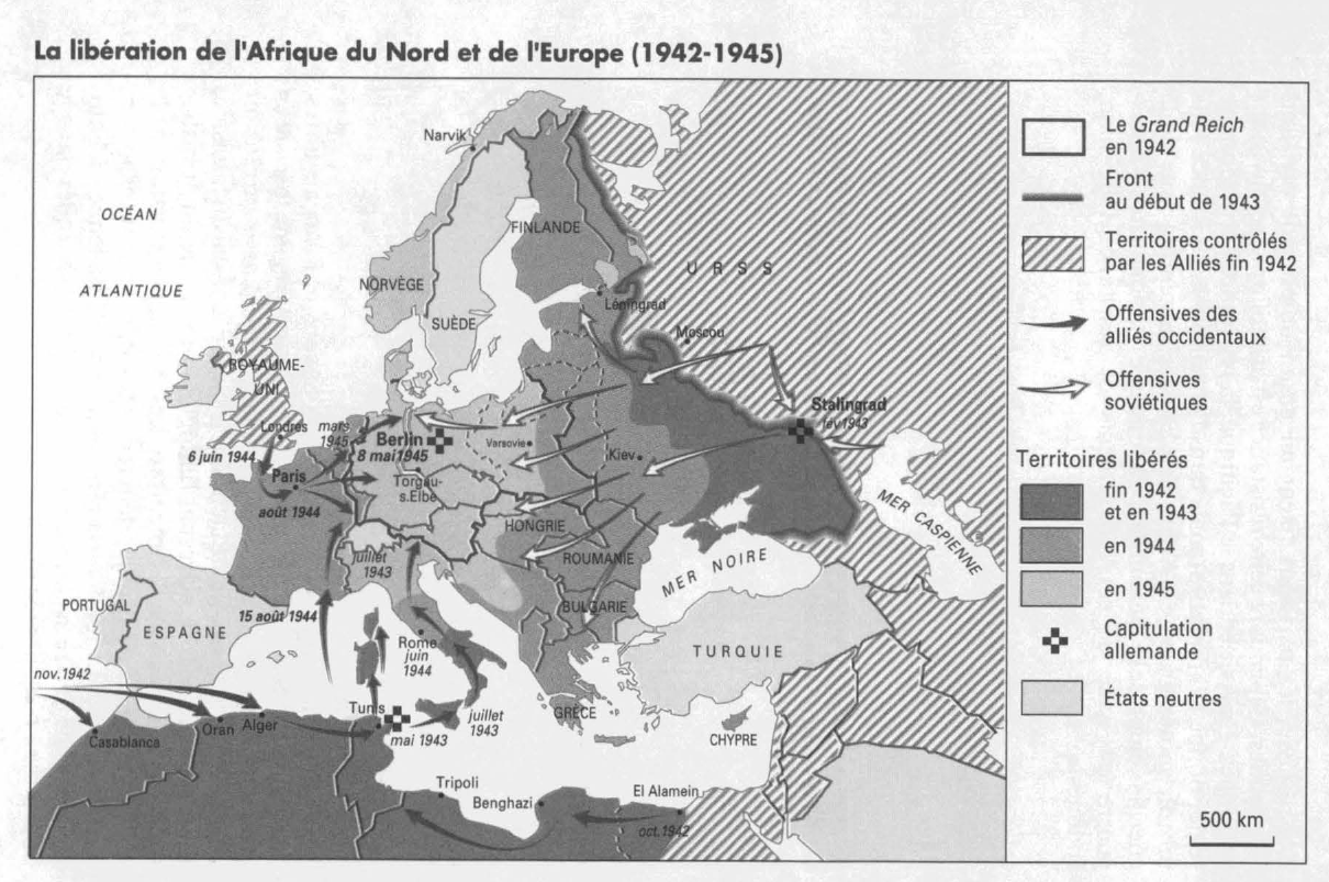 Prévisualisation du document La libération de l'Europe : 1943-1945 (Histoire)