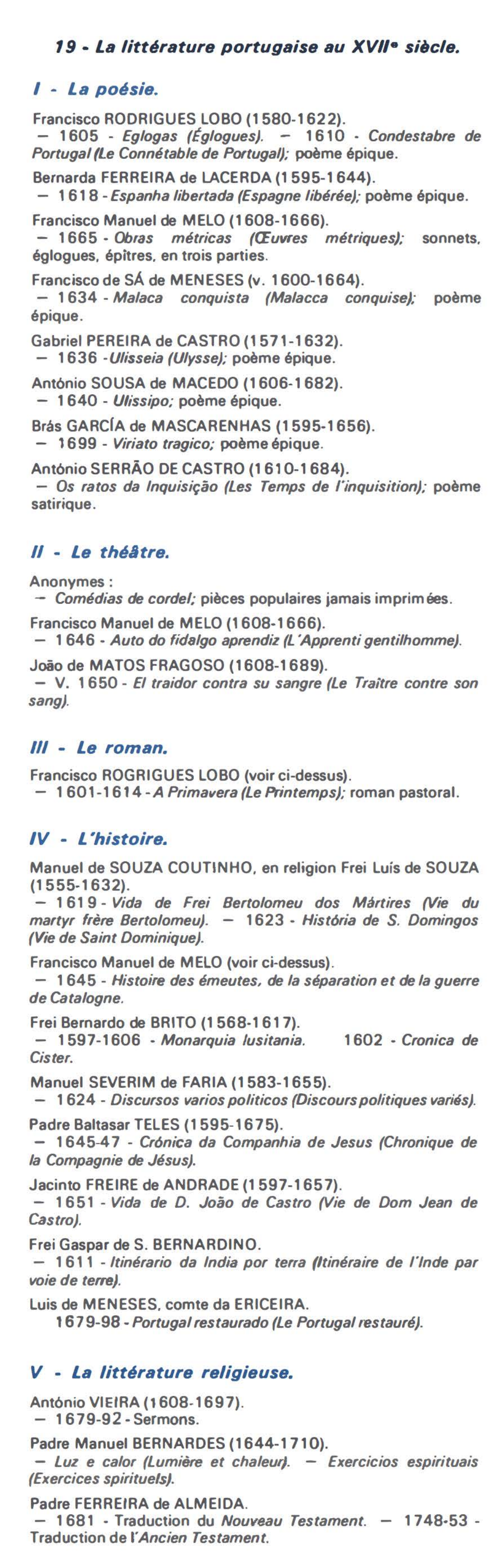 Prévisualisation du document La littérature portugaise au XVIIe siècle.
