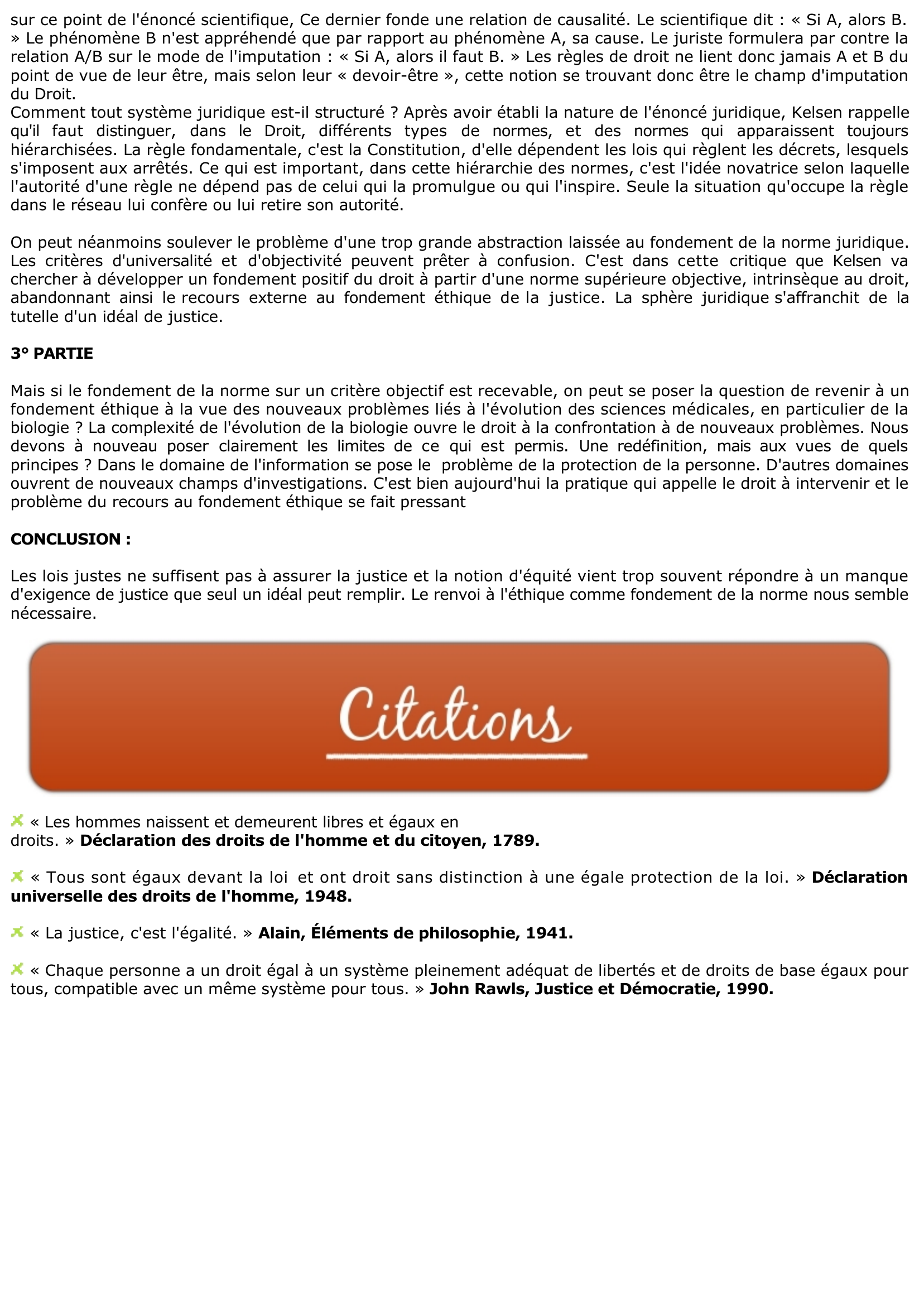 Prévisualisation du document La loi est-elle suffisante pour instaurer la justice ?