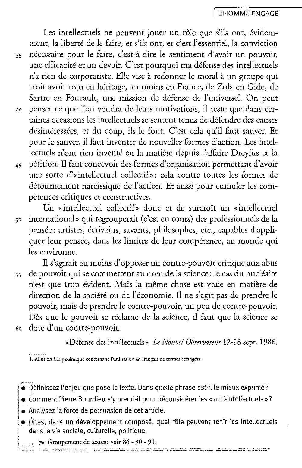 Prévisualisation du document La lutte des intellectuels  Pierre BOURDIEU