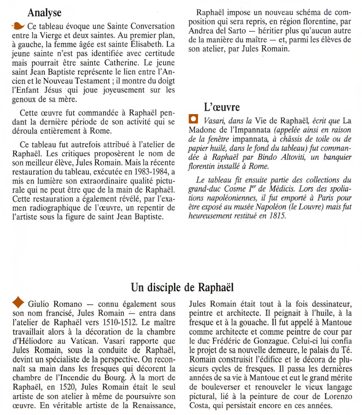 Prévisualisation du document La Madone de l'Impannata de Raphaël