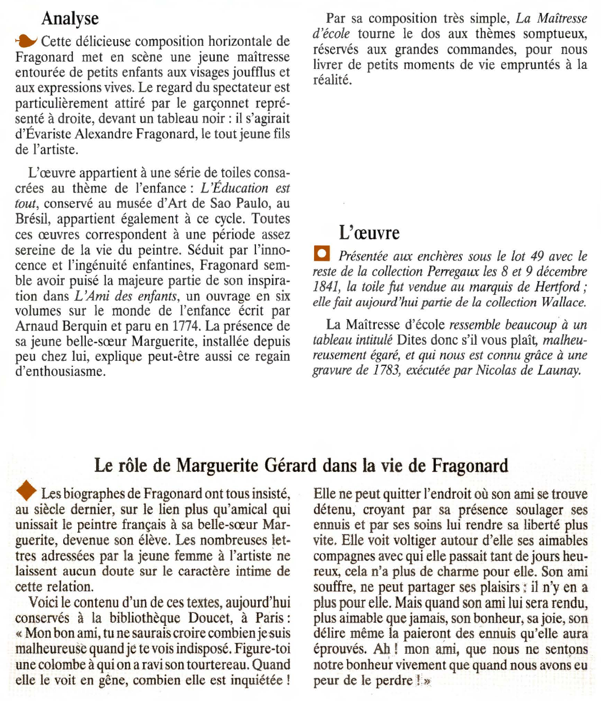 Prévisualisation du document LA MAÎTRESSE D'ÉCOLE de FRAGONARD