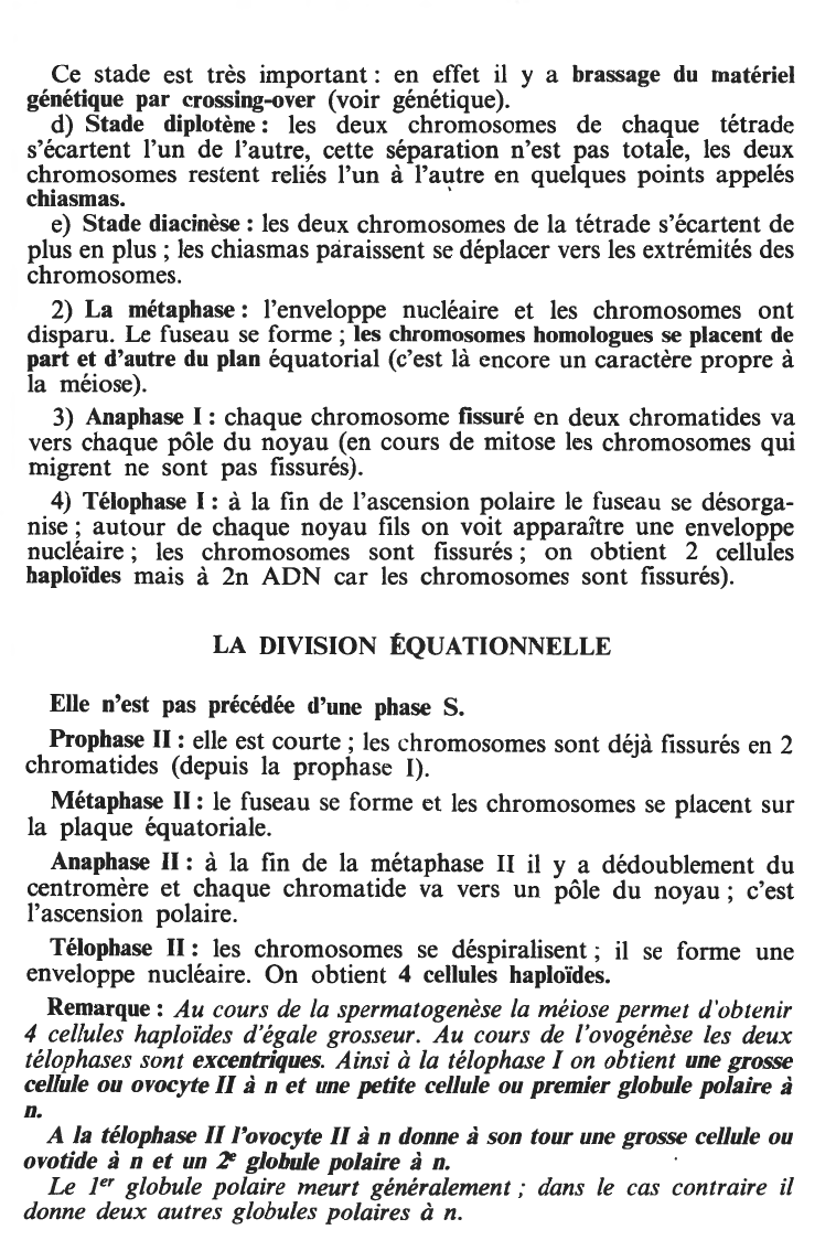 Prévisualisation du document LA MÉIOSE