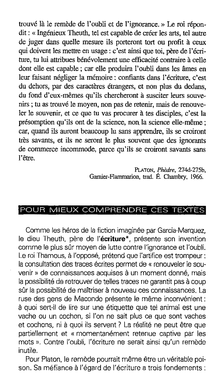 Prévisualisation du document La mémoire des ignorants chez PLATON