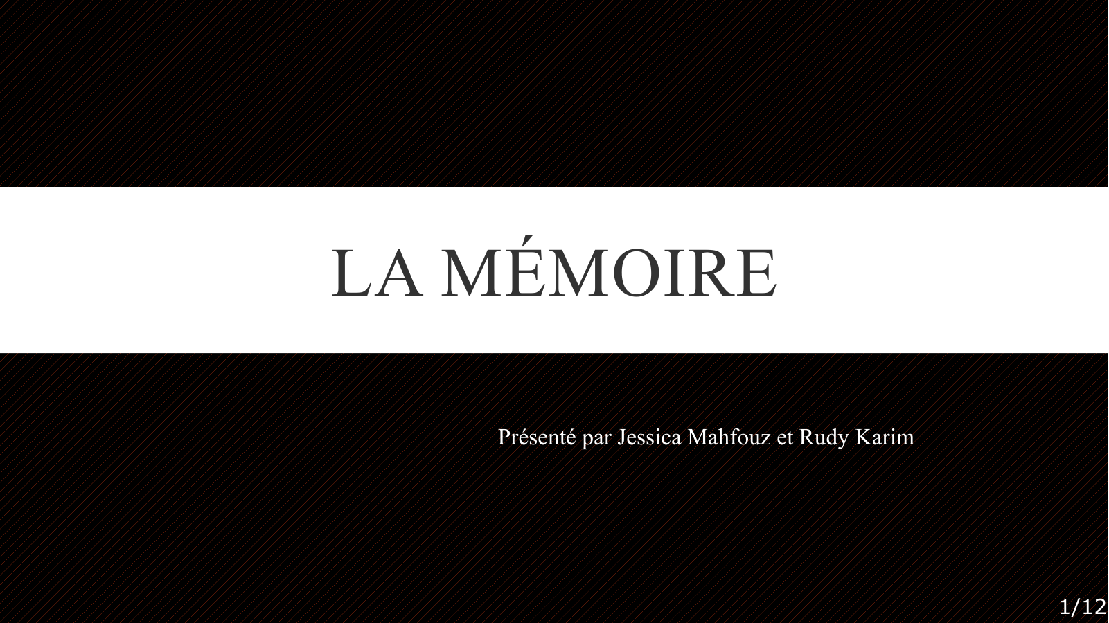 Prévisualisation du document La memoire (exposé de philosophie)