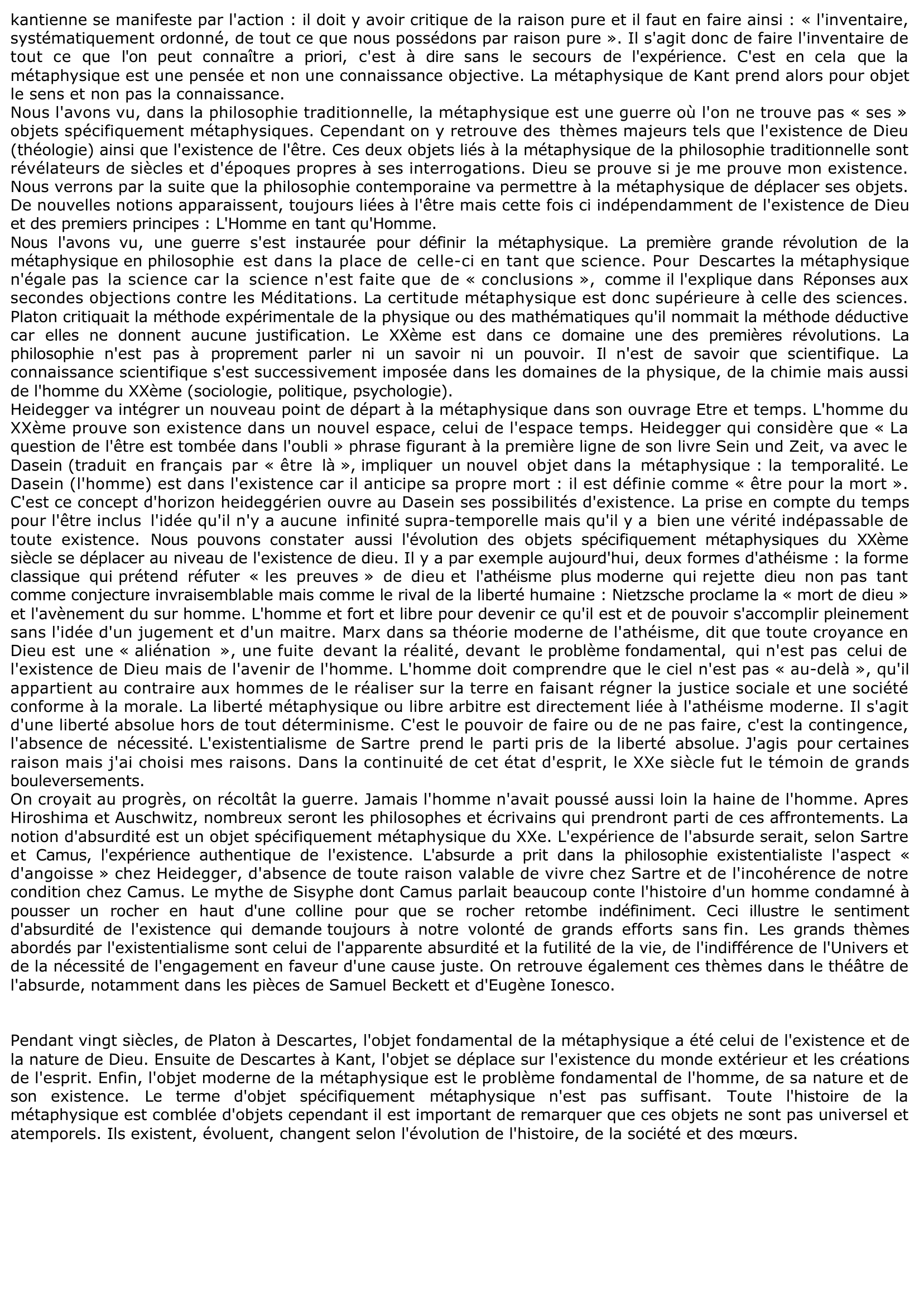 Prévisualisation du document La métaphysique d'Aristote à Descartes