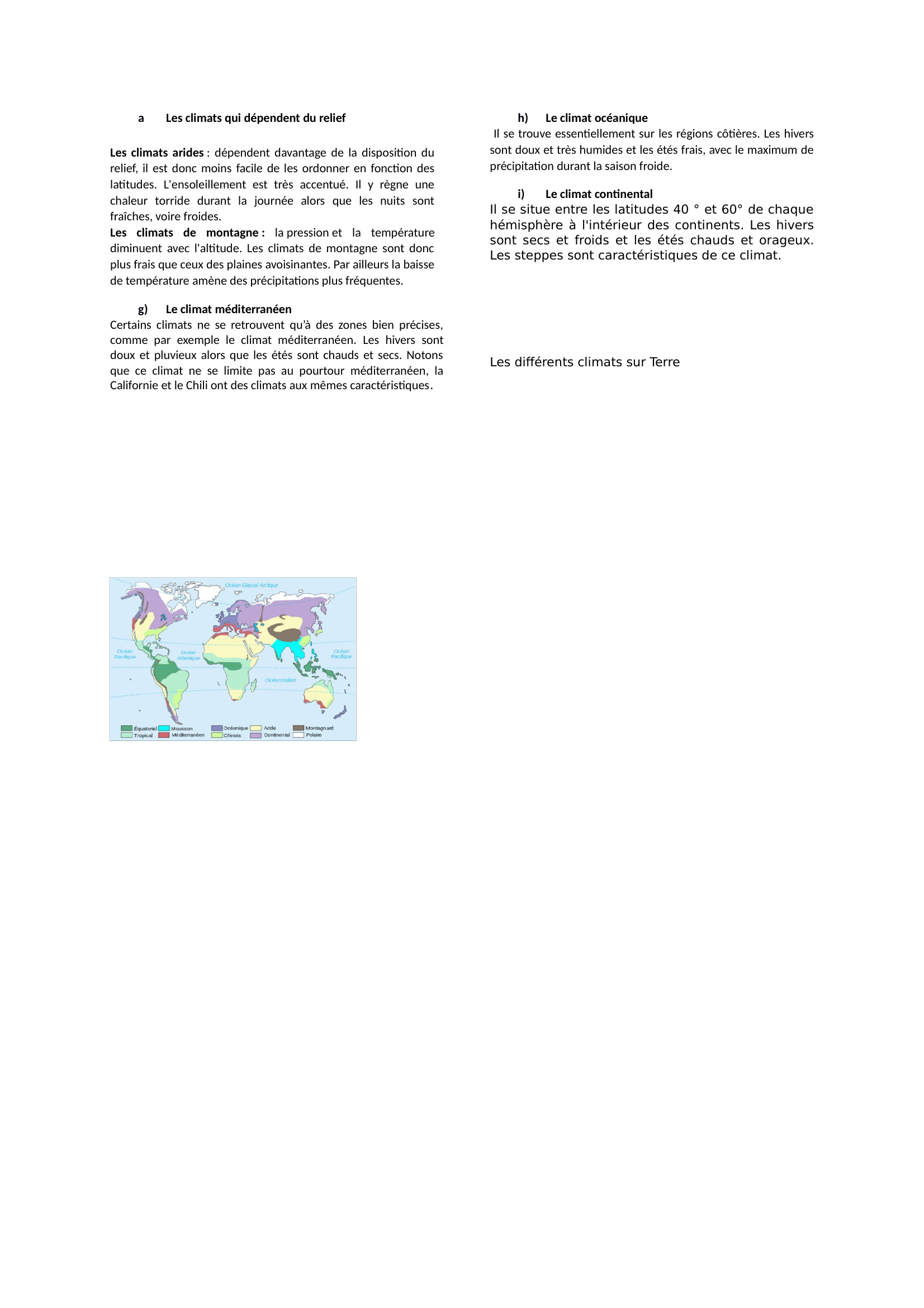 Prévisualisation du document La météorologie et la climatologie