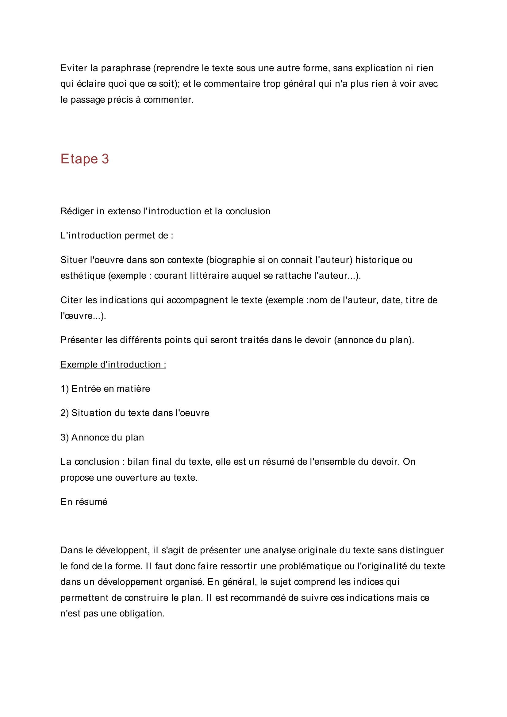 Prévisualisation du document la méthode du commentaire