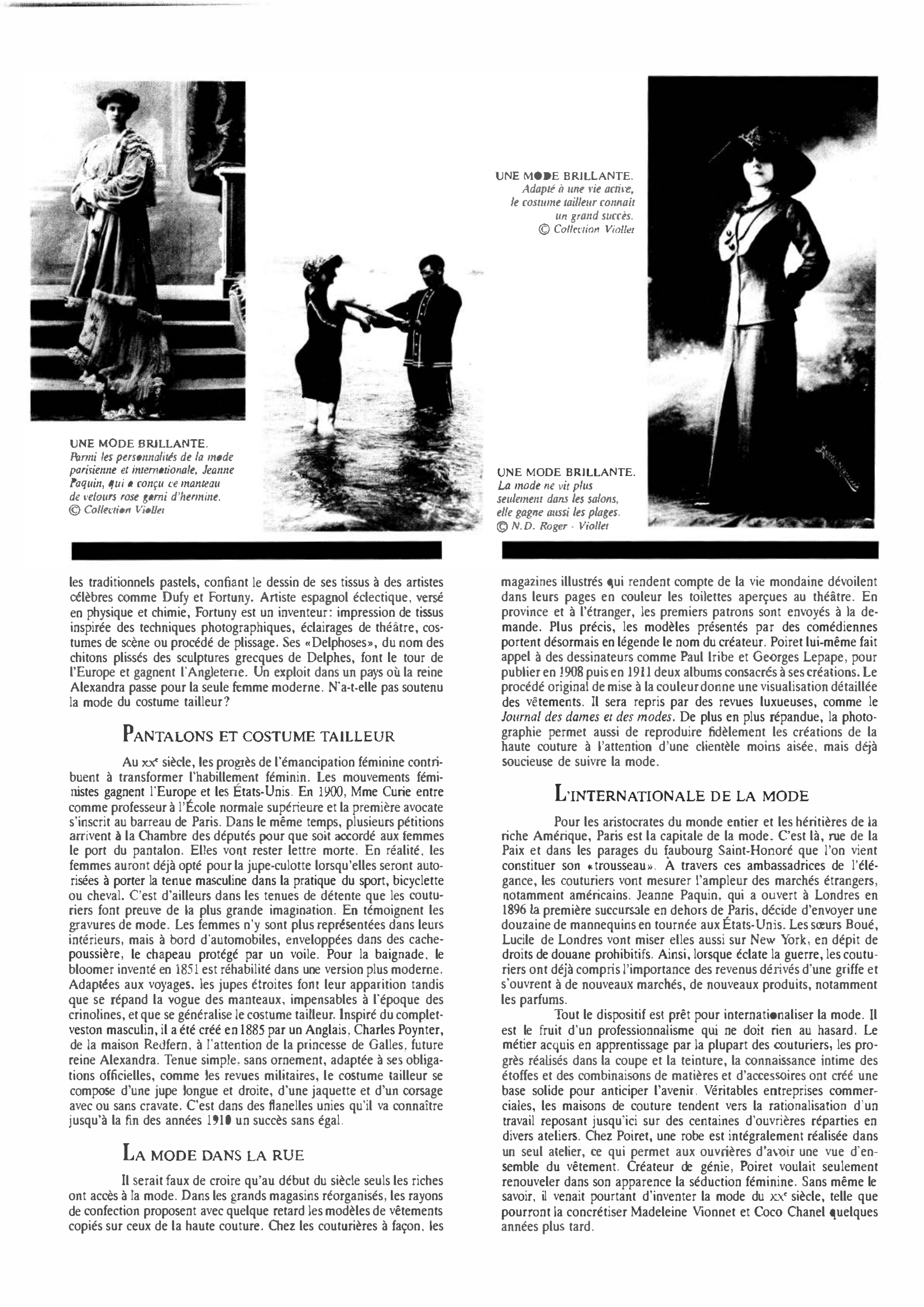 Prévisualisation du document La Mode de 1900 à 1909 : Histoire