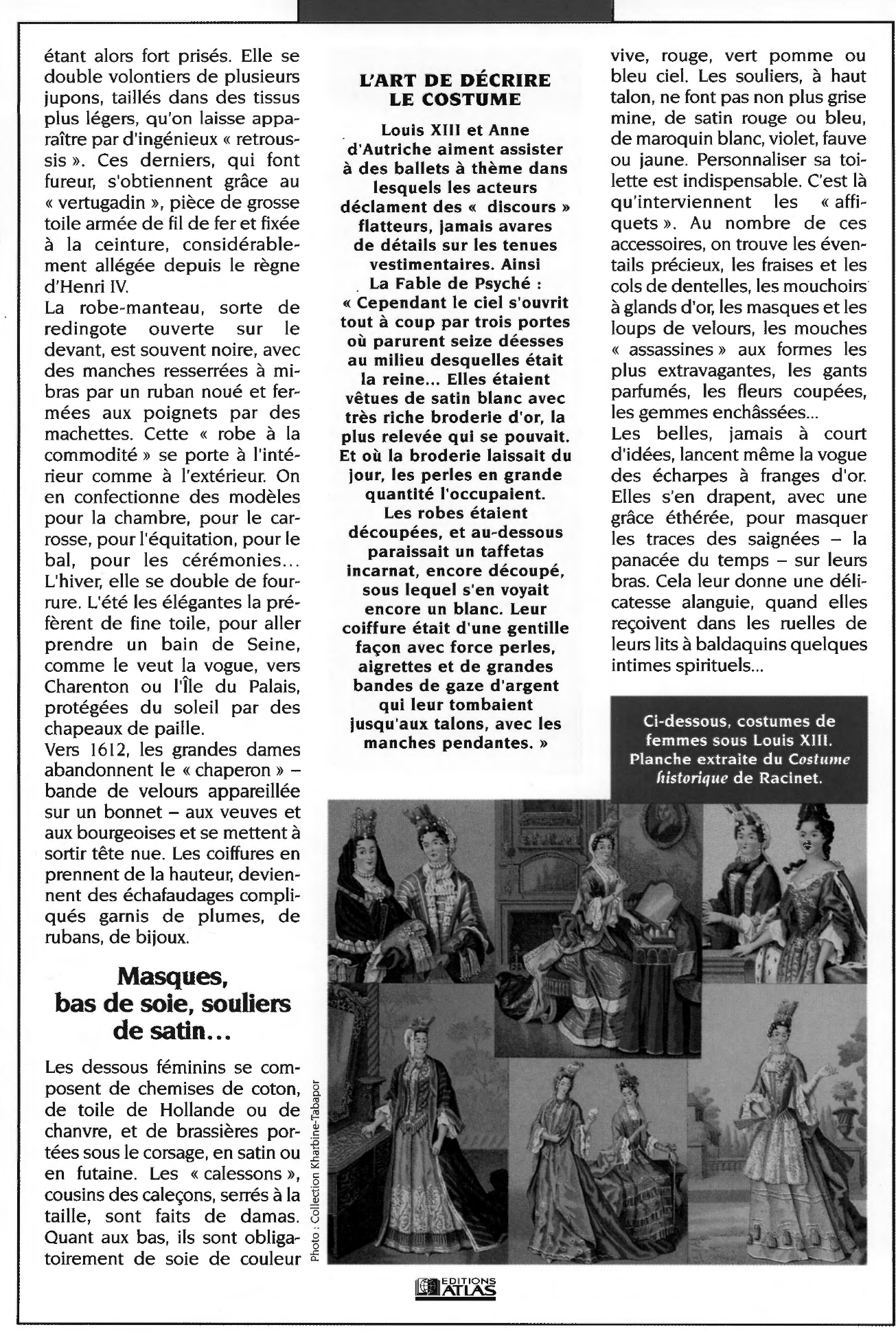 Prévisualisation du document La mode féminine sous le règne de Louis XIII