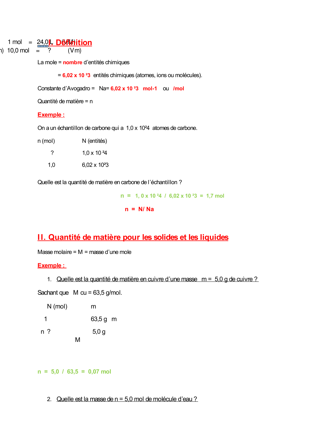 Prévisualisation du document La mole