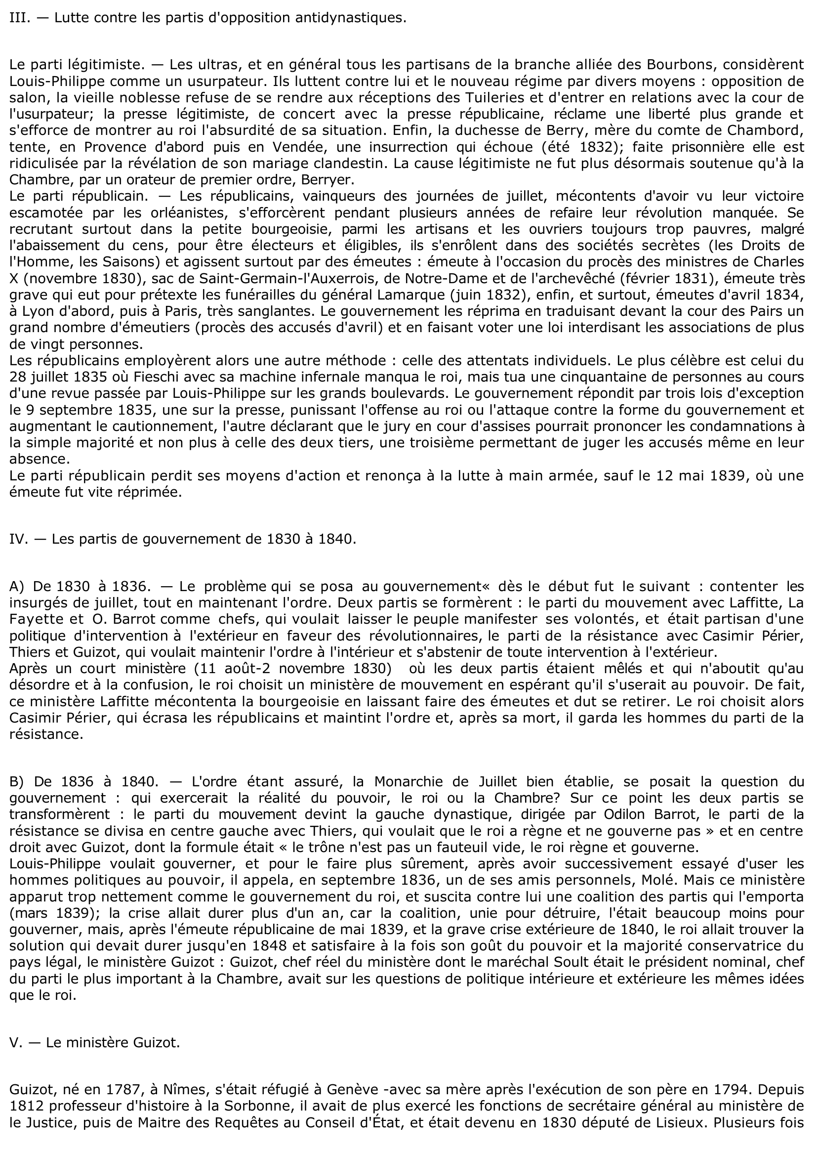 Prévisualisation du document LA MONARCHIE DE JUILLET