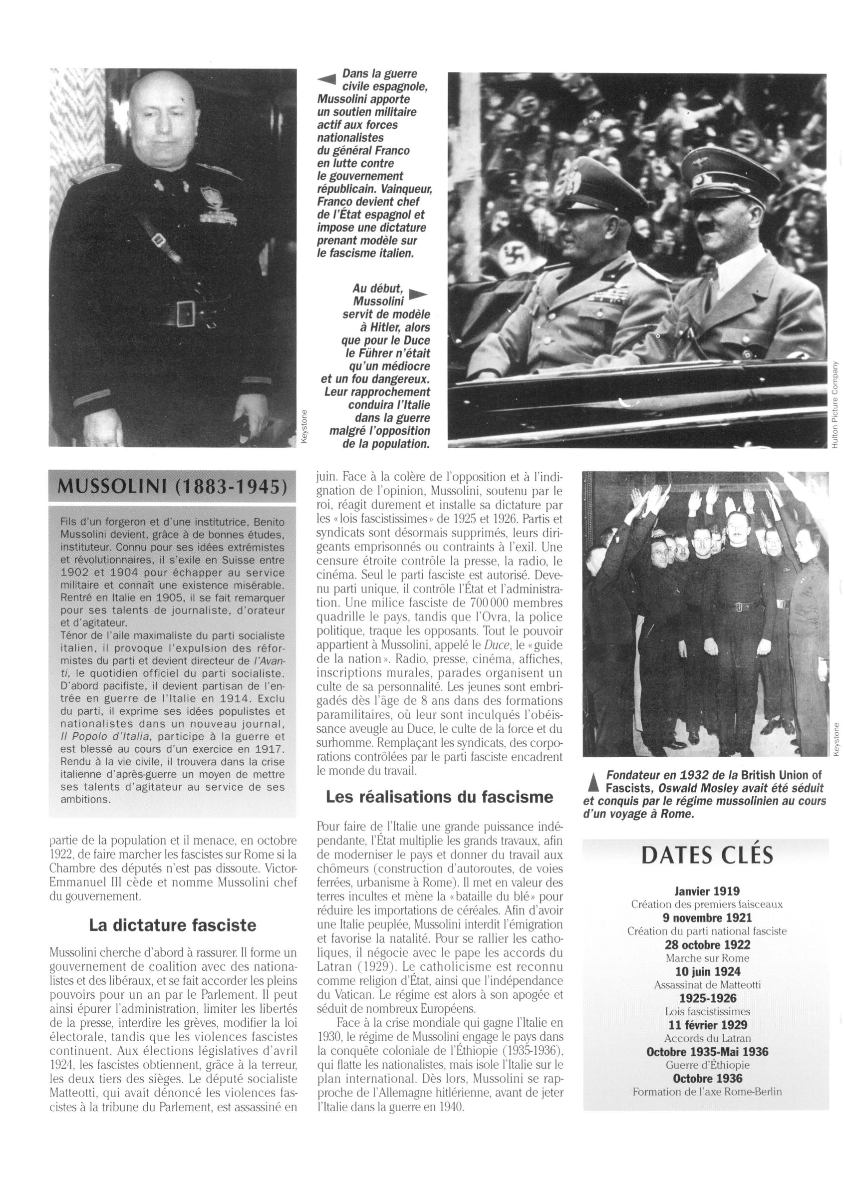 Prévisualisation du document La Montée des fascismes