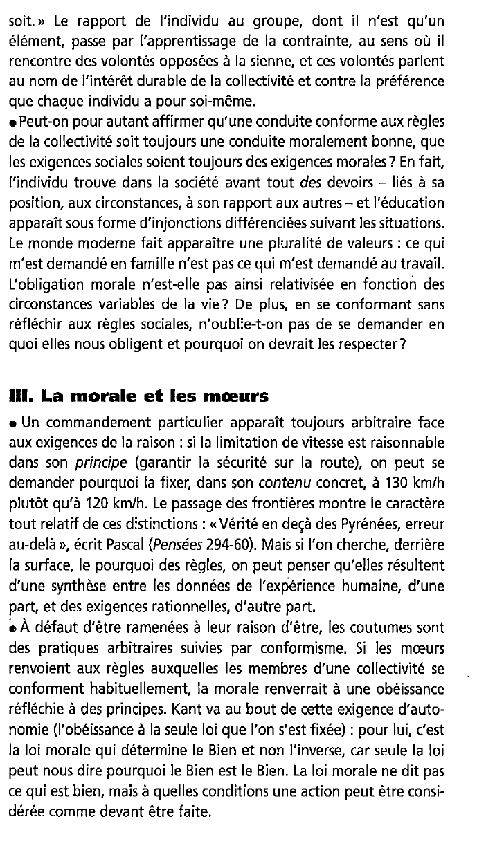 Prévisualisation du document La morale est-elle UN ENSEMBLE DE DEVOIRS?