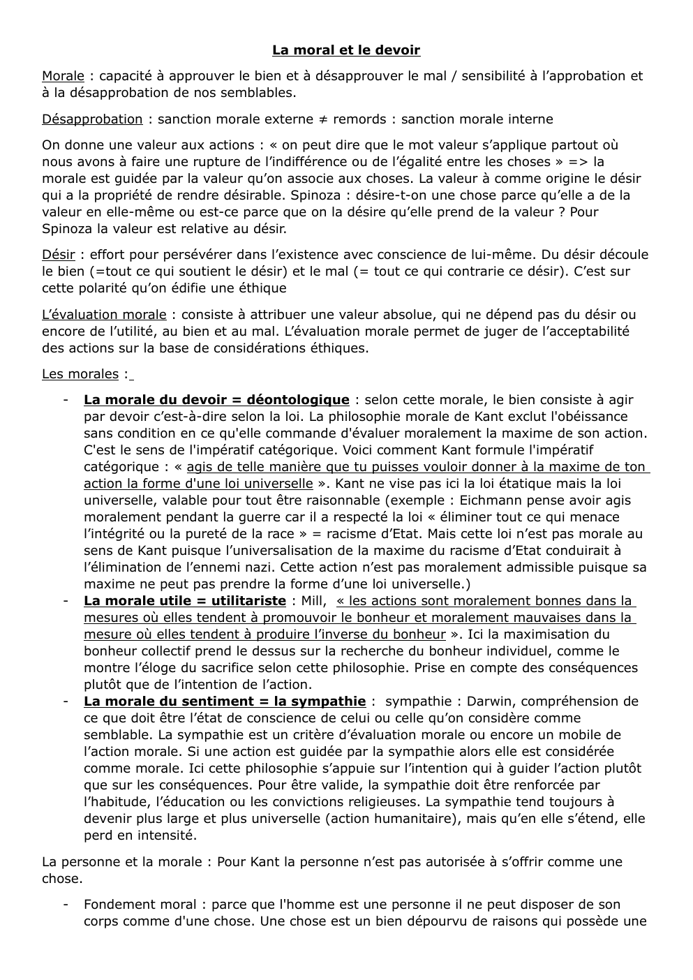 Prévisualisation du document La morale et le devoir