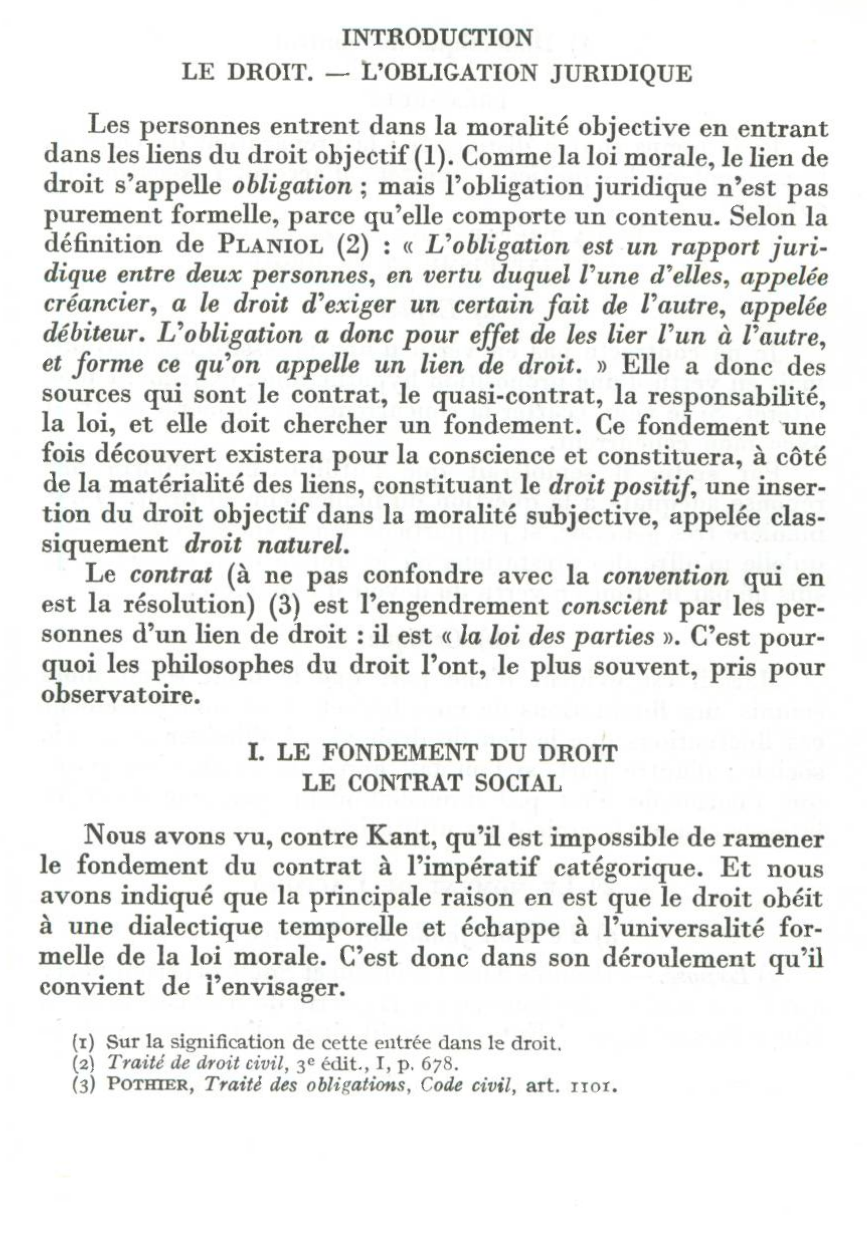 Prévisualisation du document LA MORALITÉ OBJECTIVE - LE DROIT - L'ÉTAT