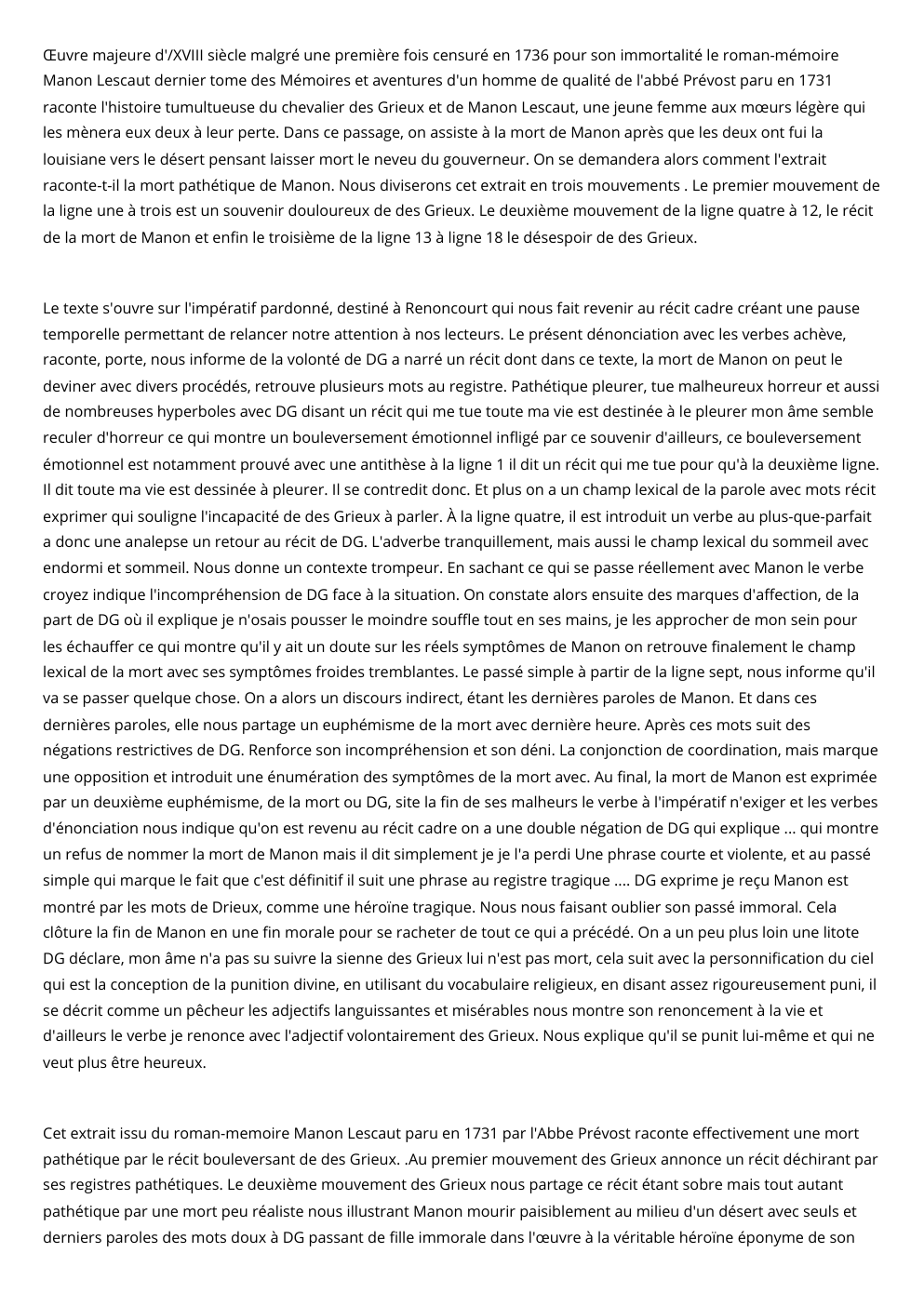 Prévisualisation du document La mort de Manon