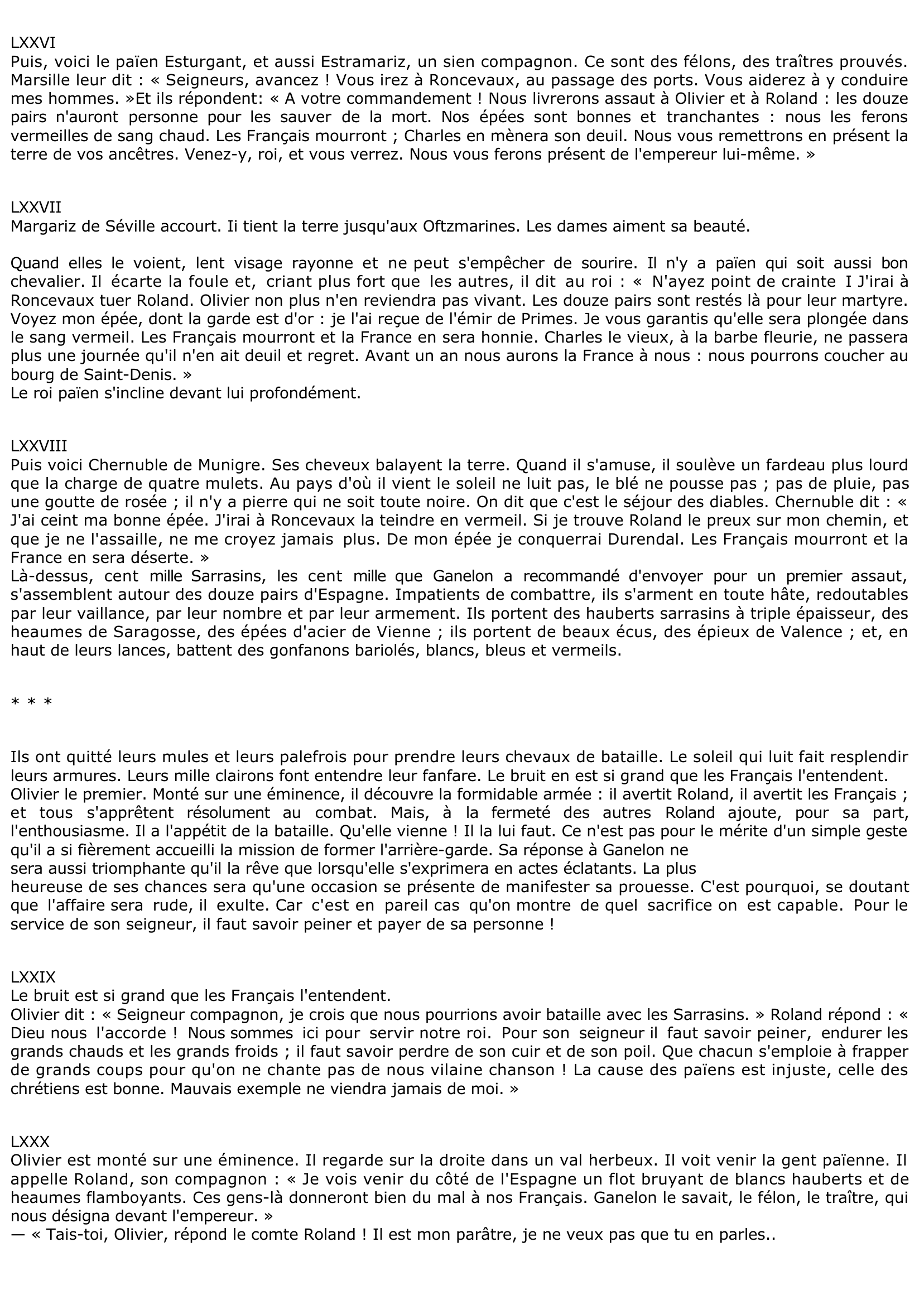 Prévisualisation du document LA MORT DE ROLAND (vers 848-2396) - LA CHANSON DE ROLAND