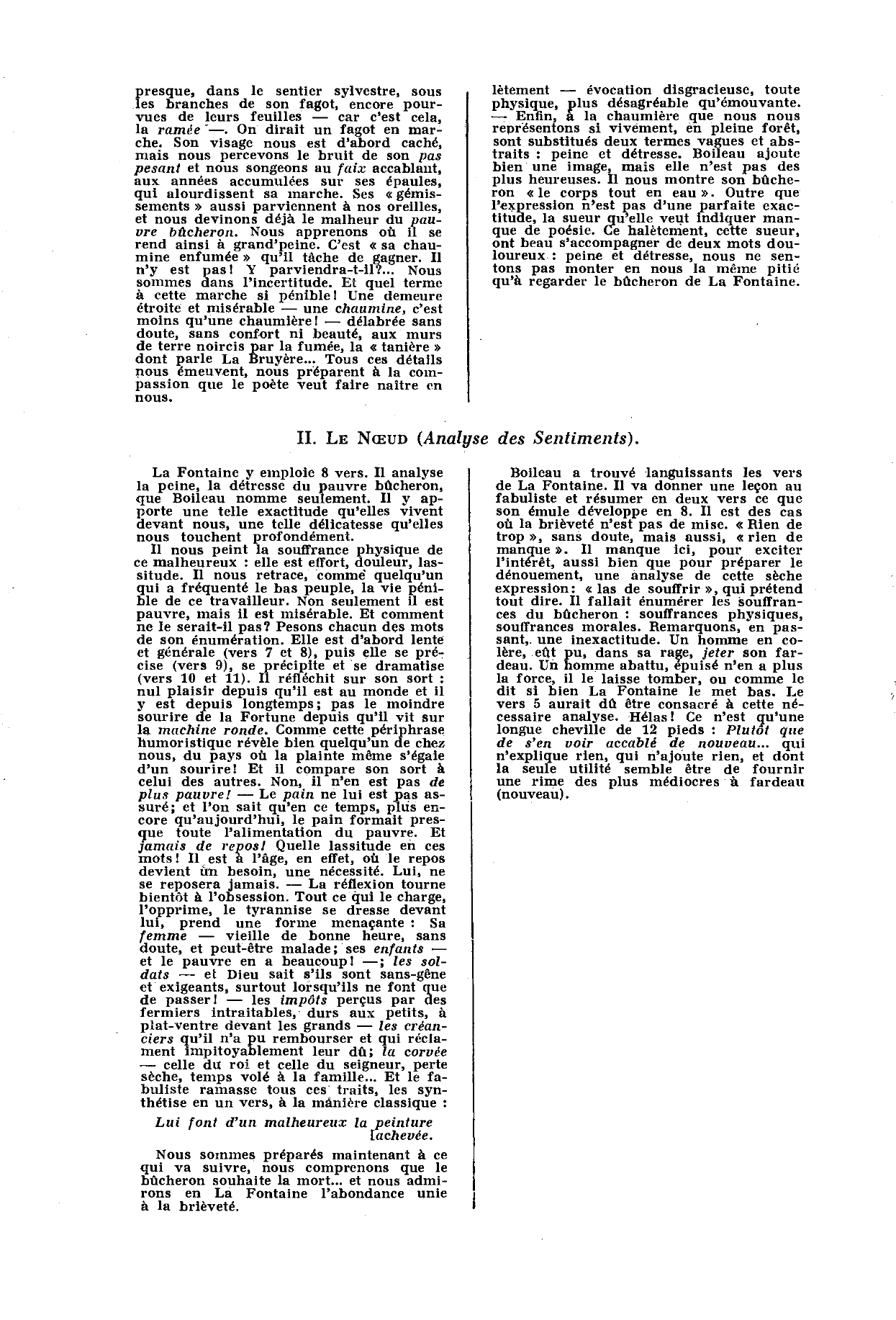 Prévisualisation du document La Mort et le Bûcheron. Étude comparée des fables de La Fontaine et de Boileau.