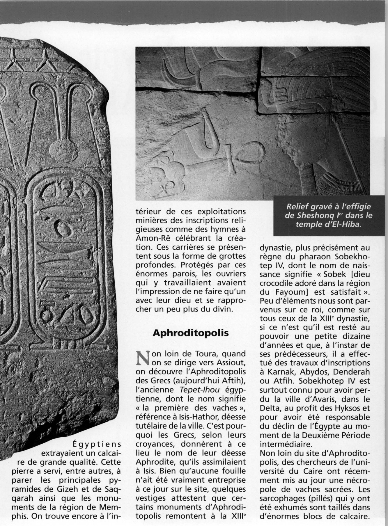 Prévisualisation du document La Moyenne-Égypte d'Hermopolis à Akoris