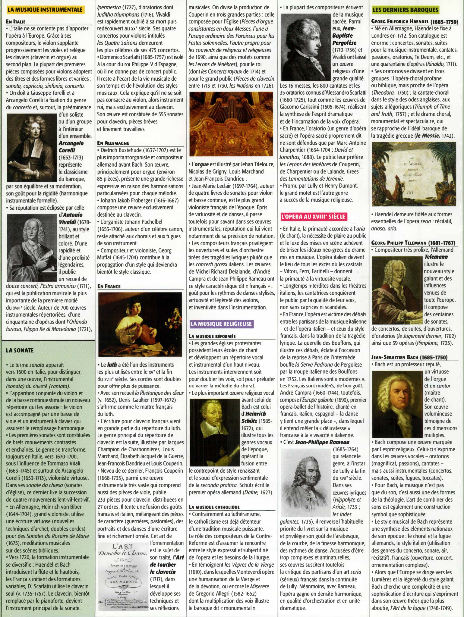 Prévisualisation du document La musique baroque (Histoire de la musique)